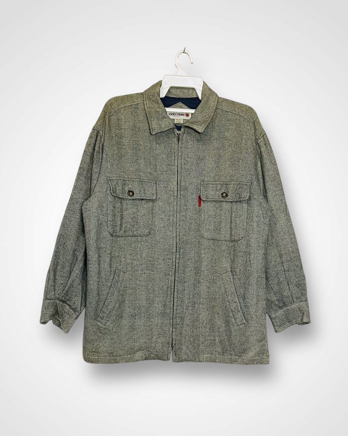 Lucky Brand Lucky Strike Button Up Wool Jacket (13) Size US L / EU 52-54 / 3 - 1 Thumbnail