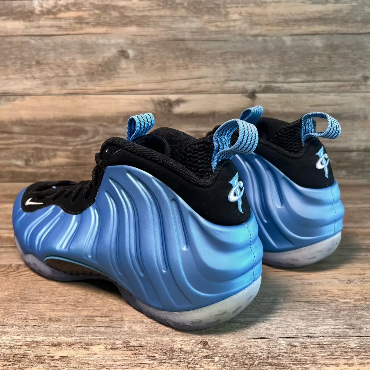 Nike Nike Air Foamposite One 314996-402 44 Blue Worn 1x Size US 10 / EU 43 - 4 Thumbnail