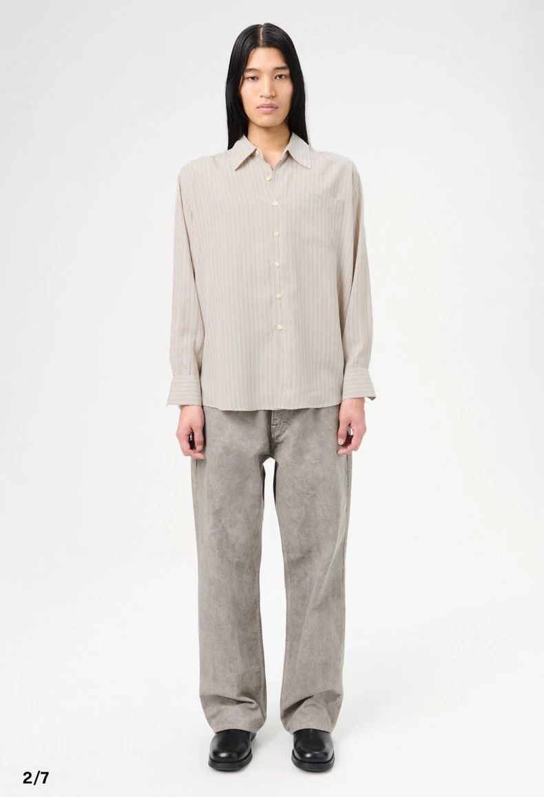 Our Legacy Our Legacy size48 Light grey shirt Size US M / EU 48-50 / 2 - 7 Thumbnail