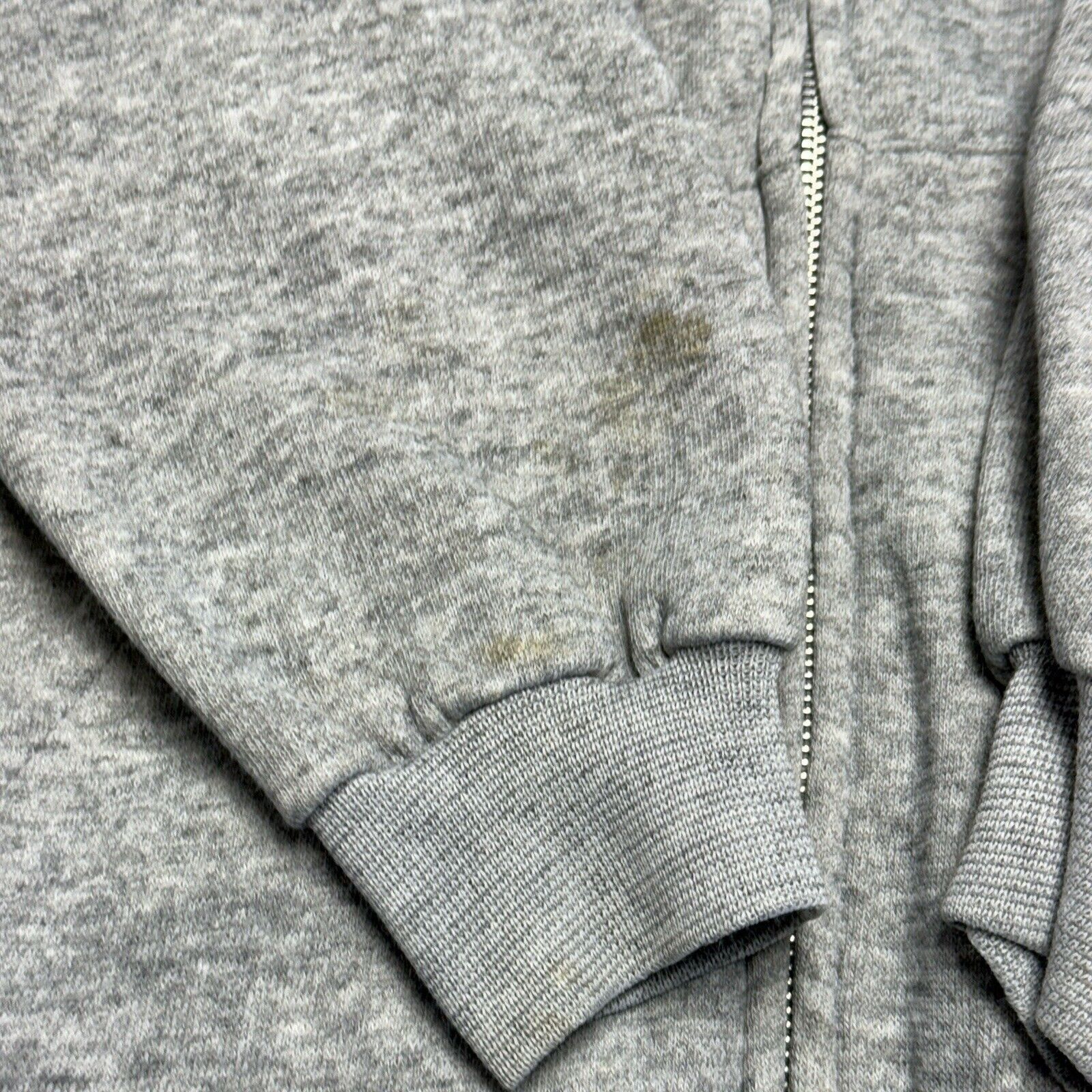 Vintage Vintage 90s Gray Hoodie Mens 2XL Full Zip Sweatshirt Redston Size US XXL / EU 58 / 5 - 9 Thumbnail