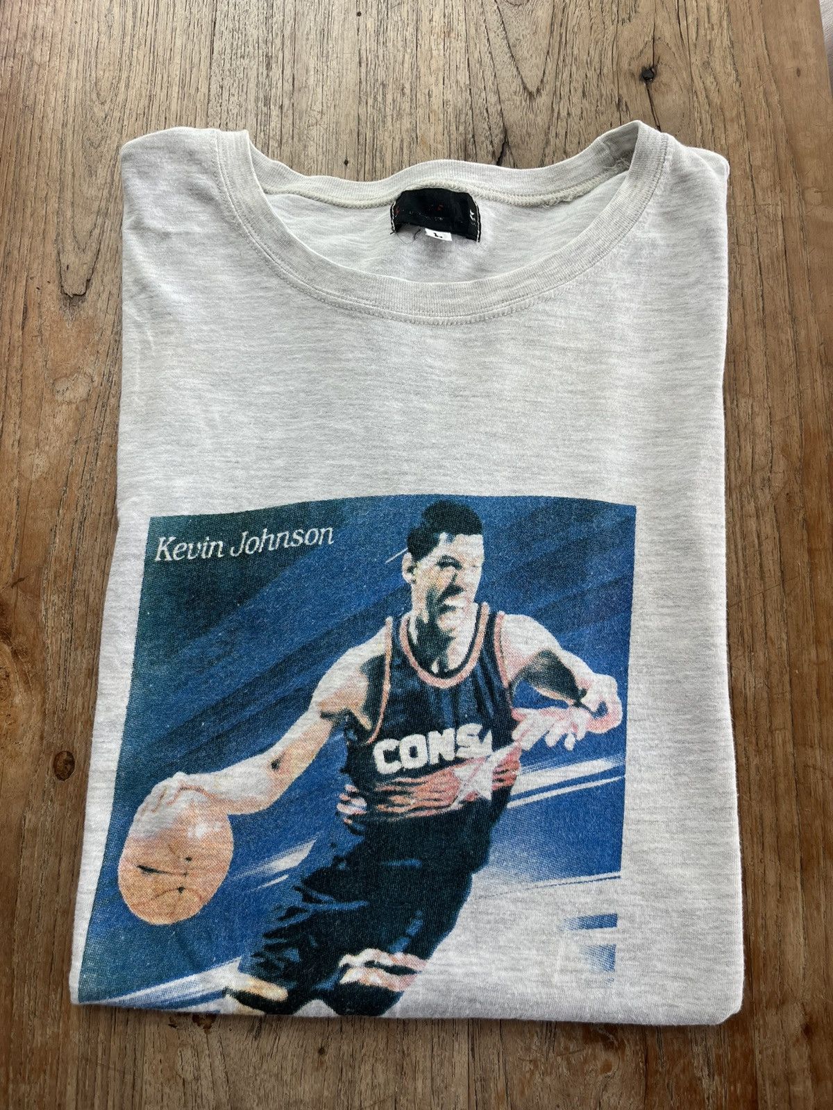 French Connection × NBA × Vintage Vintage Kevin Johnson NBA Player CONVERSE Japan 90’s Tshirt Size US L / EU 52-54 / 3 - 1 Thumbnail