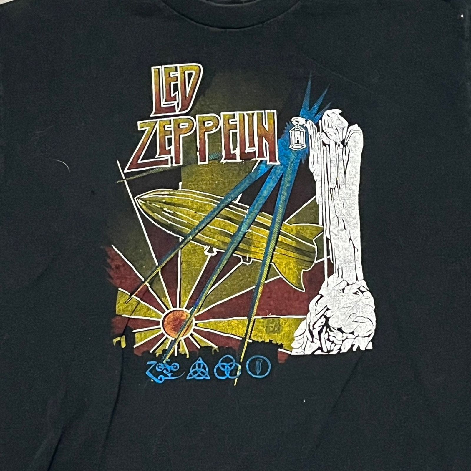 Band Tees × Vintage Vintage 2001 Led Zeppelin Parking Lot Band T-shirt M / L Size US L / EU 52-54 / 3 - 2 Thumbnail