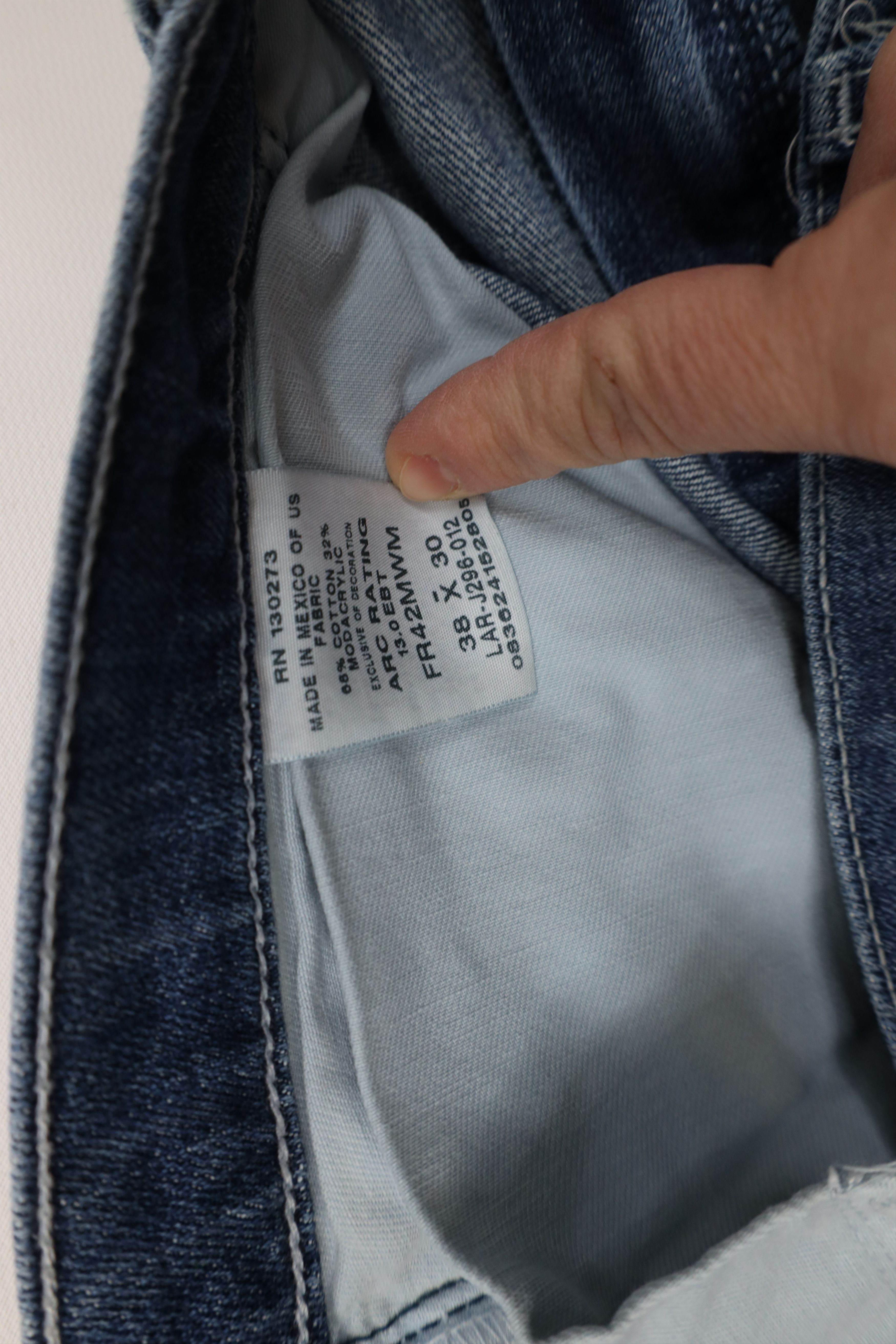 Wrangler Wrangler FR 20X Fire Flame Resistant Wide Leg Denim Jeans Size US 38 / EU 54 - 12 Thumbnail