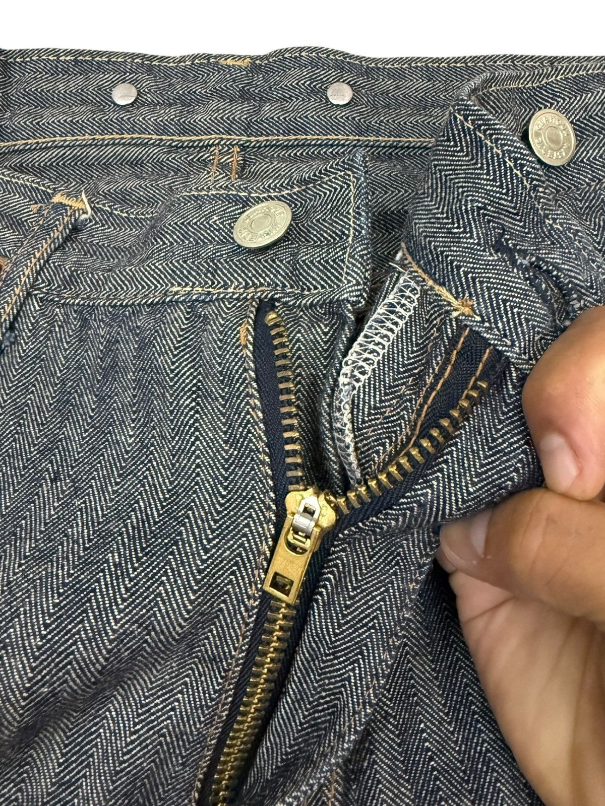 Hysteric Glamour VINTAGE HYSTERIC GLAMOUR CARPENTER BAGGY KINKY JEANS DENIM Size US 32 / EU 48 - 12 Thumbnail