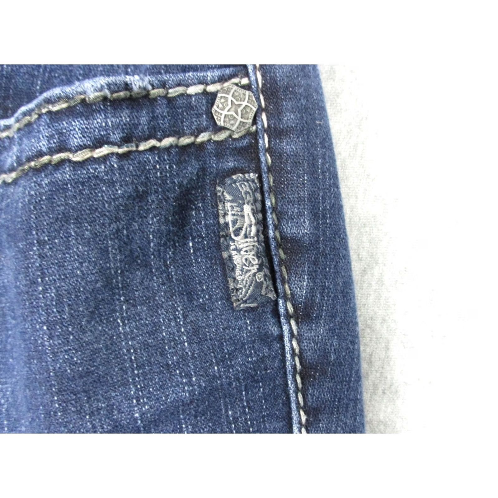 Silver Jeans Co. Silver Jeans Co Suki Surplus Jeans Womens 30x32 Blue Medium Wash Bootcut Relaxed Jeans Women W30 L32 Size 30" / US 8 / IT 44 - 6 Thumbnail