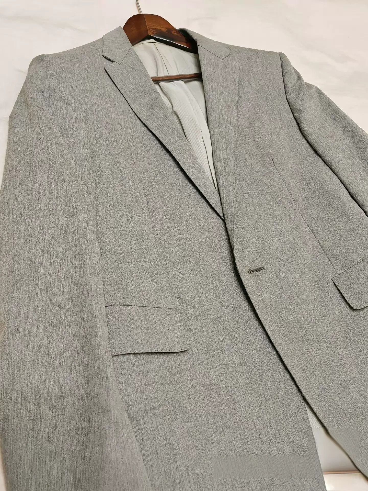 Carol Christian Poell Carol Christian Poell Gray Punch Suit Size 52 Size 52R - 4 Thumbnail