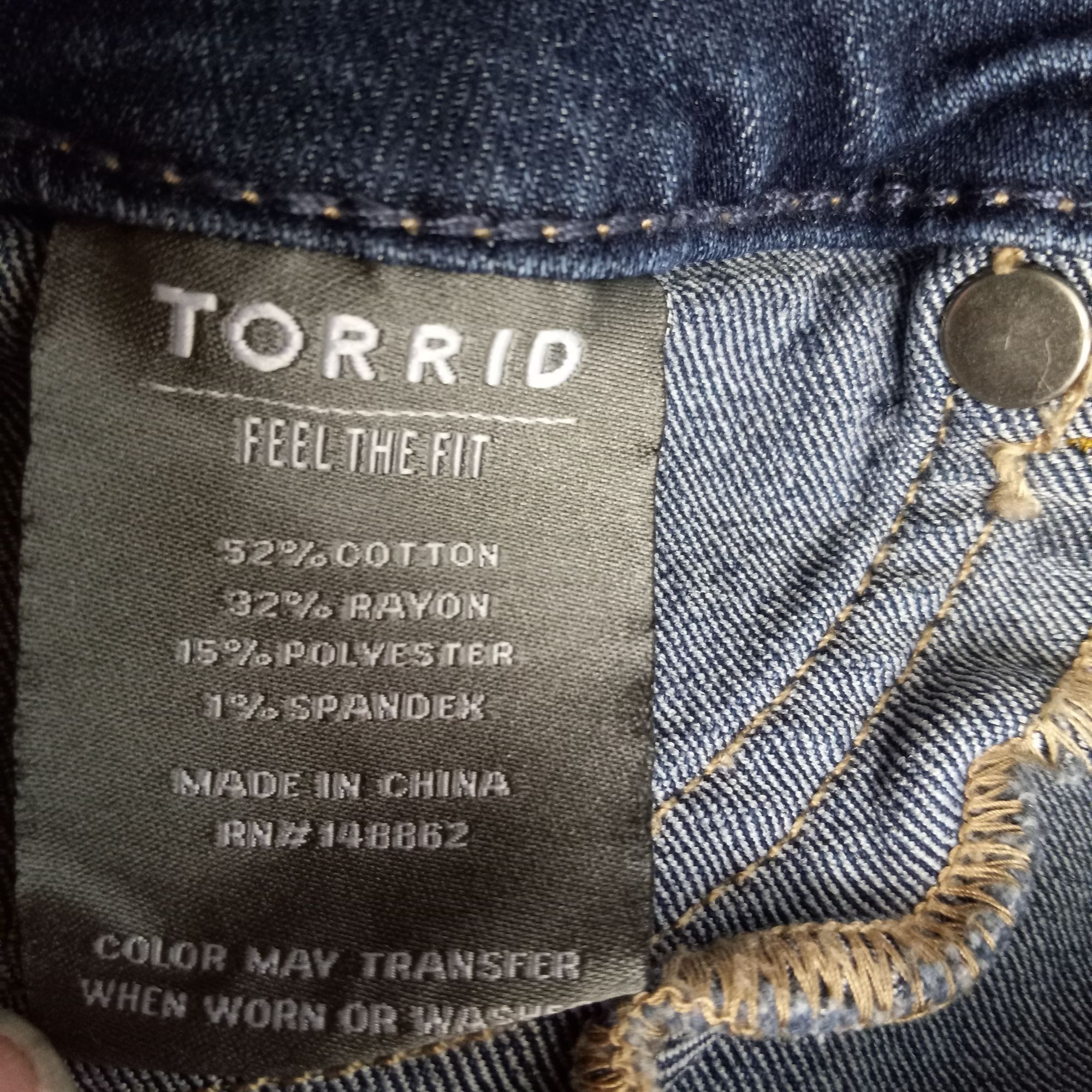 Torrid Torrid Size 22 xs extra short Jegging Womens Denim Blue Jean Size 40" / US 18 - 11 Thumbnail
