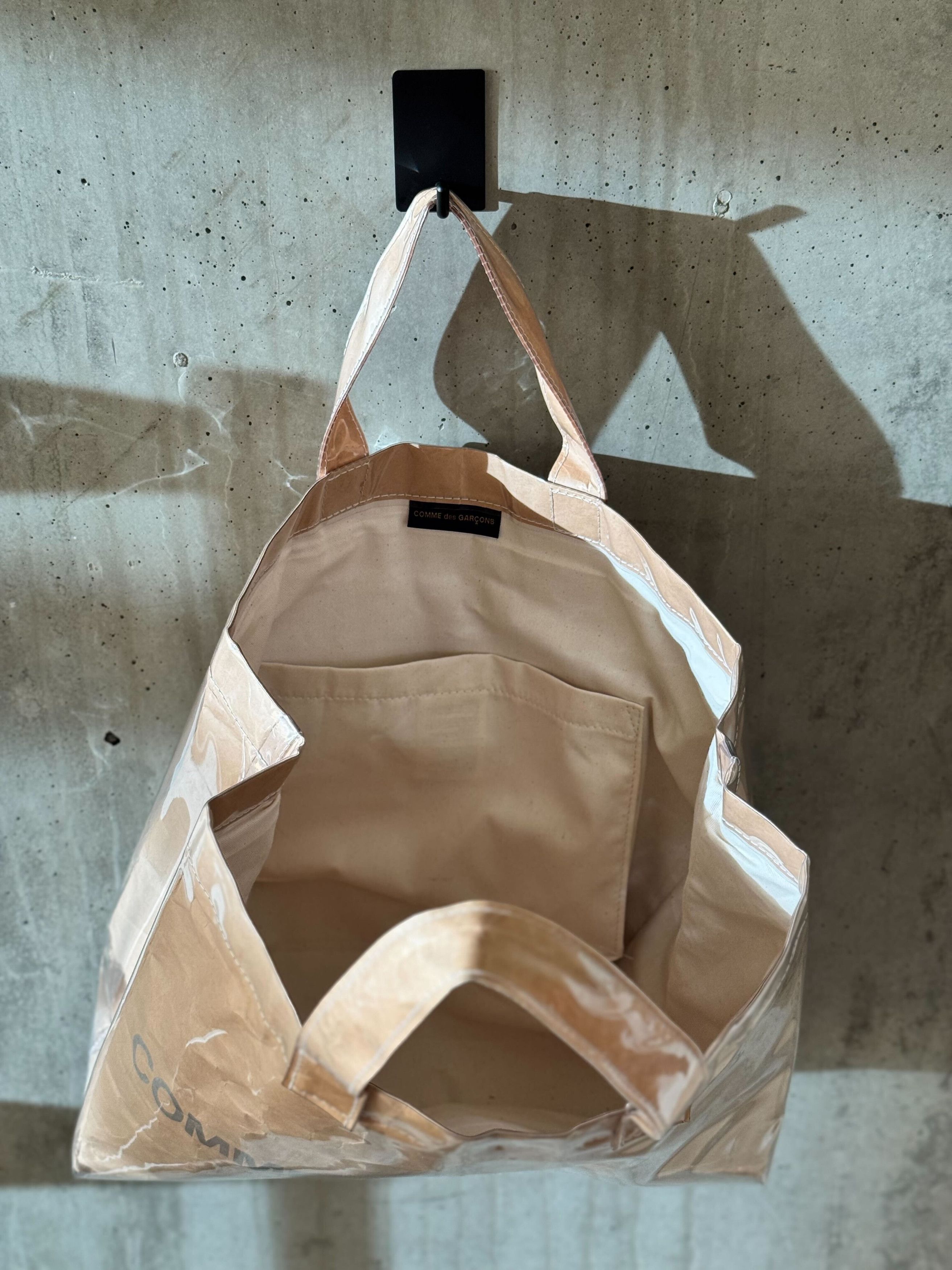 Comme des Garcons CDG PVC Tote Shopping Bag Size ONE SIZE - 8 Thumbnail