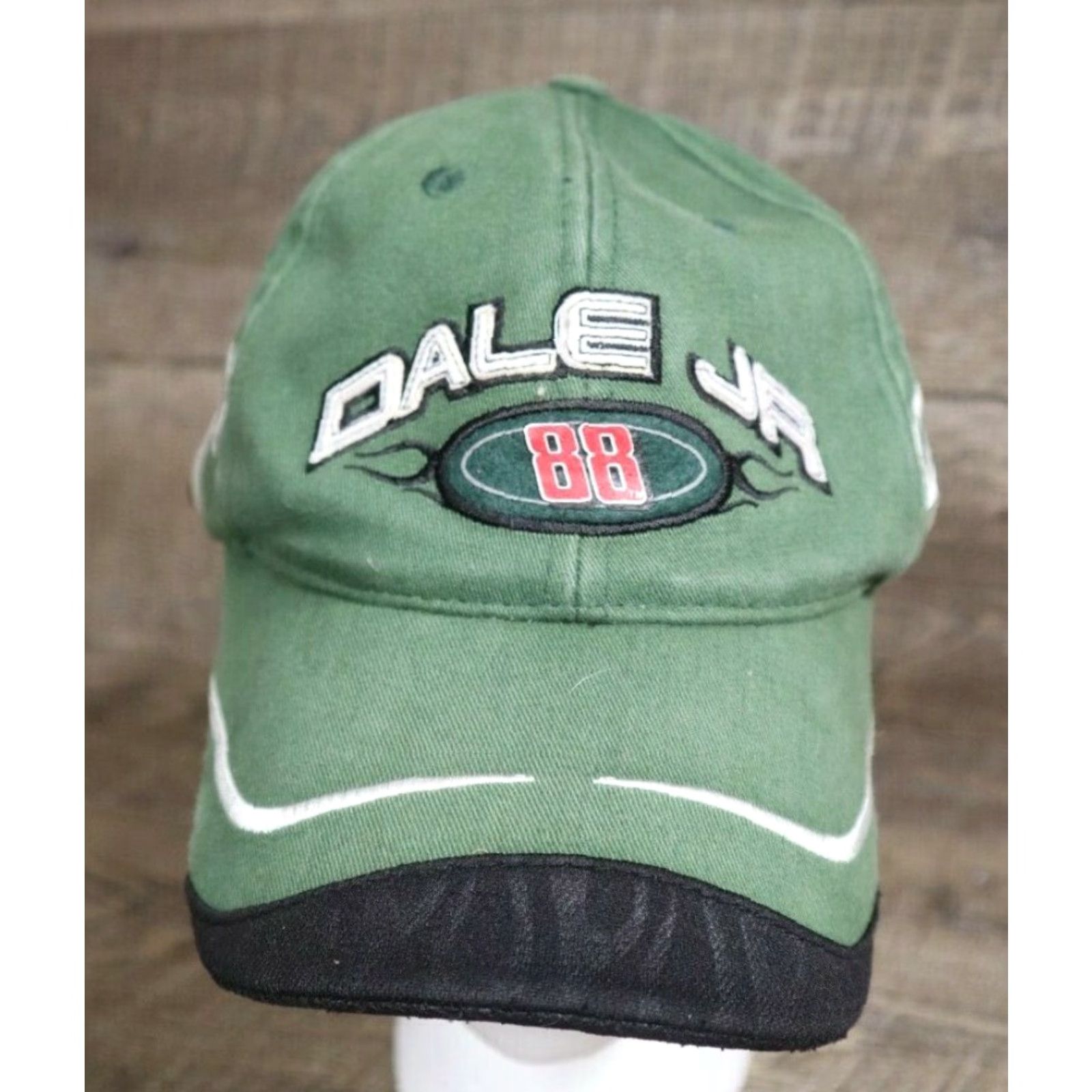 Chase Authentics Dale Earnhardt Jr 88 Chase Authentics Hat Cap Green Adult Strapback Size ONE SIZE - 2 Thumbnail