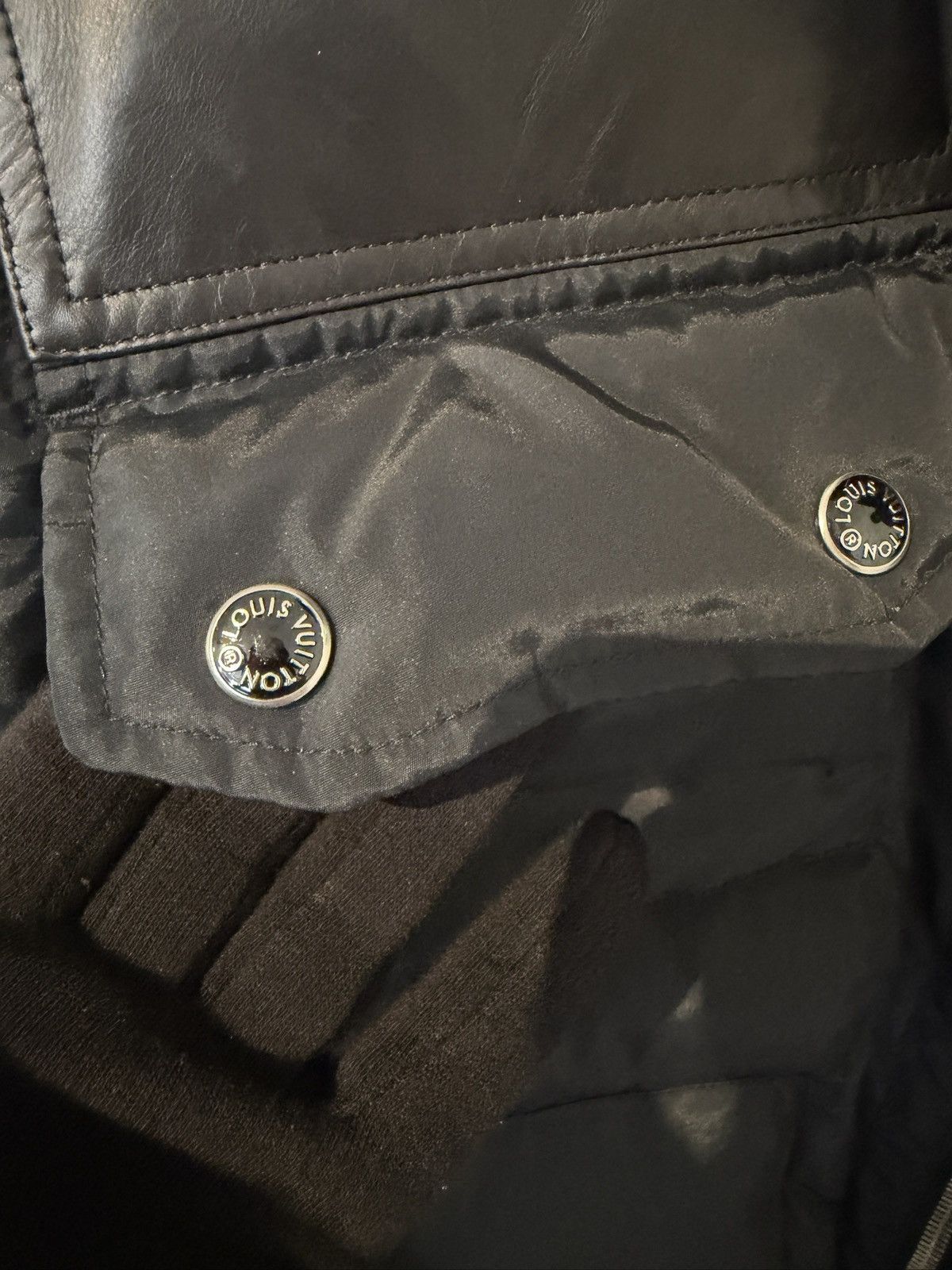 Louis Vuitton Louis Vuitton Damier Graphite Multi-Pocket Down Vest (Gilet) Size US L / EU 52-54 / 3 - 9 Thumbnail