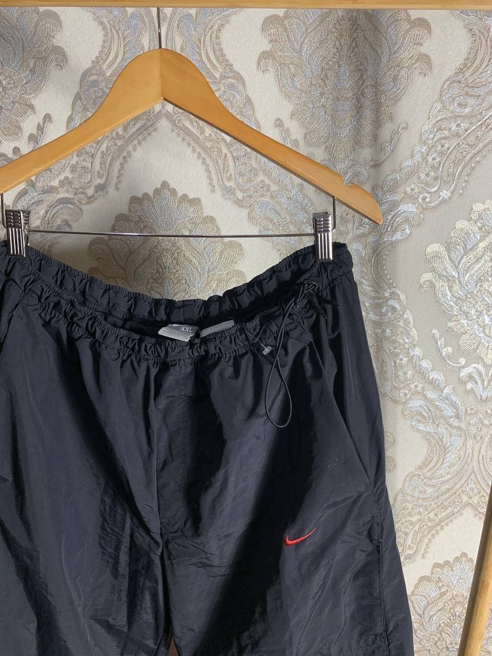 Nike Vintage Nike Retro Nylon Sweatpants Drill Swoosh Y2K 90s Size US 36 / EU 52 - 2 Thumbnail