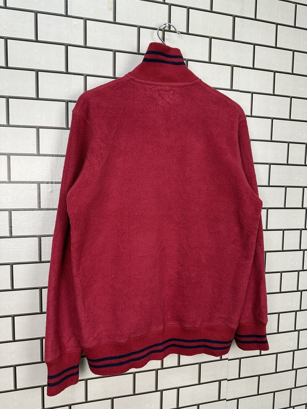 MLB × Vintage Boston RedSox Major League Baseball Half Zipper Jacket Size US L / EU 52-54 / 3 - 7 Thumbnail