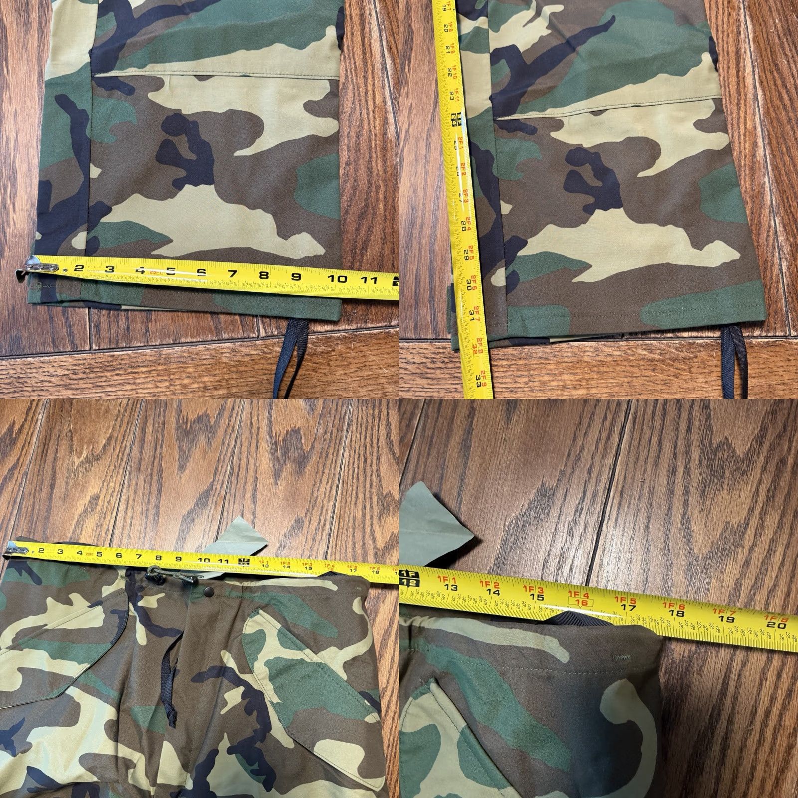 Vintage Army Camo GORE Seam Pants Medium Long Zip Leg Cold Weather Trousers New Size US 31 - 9 Thumbnail