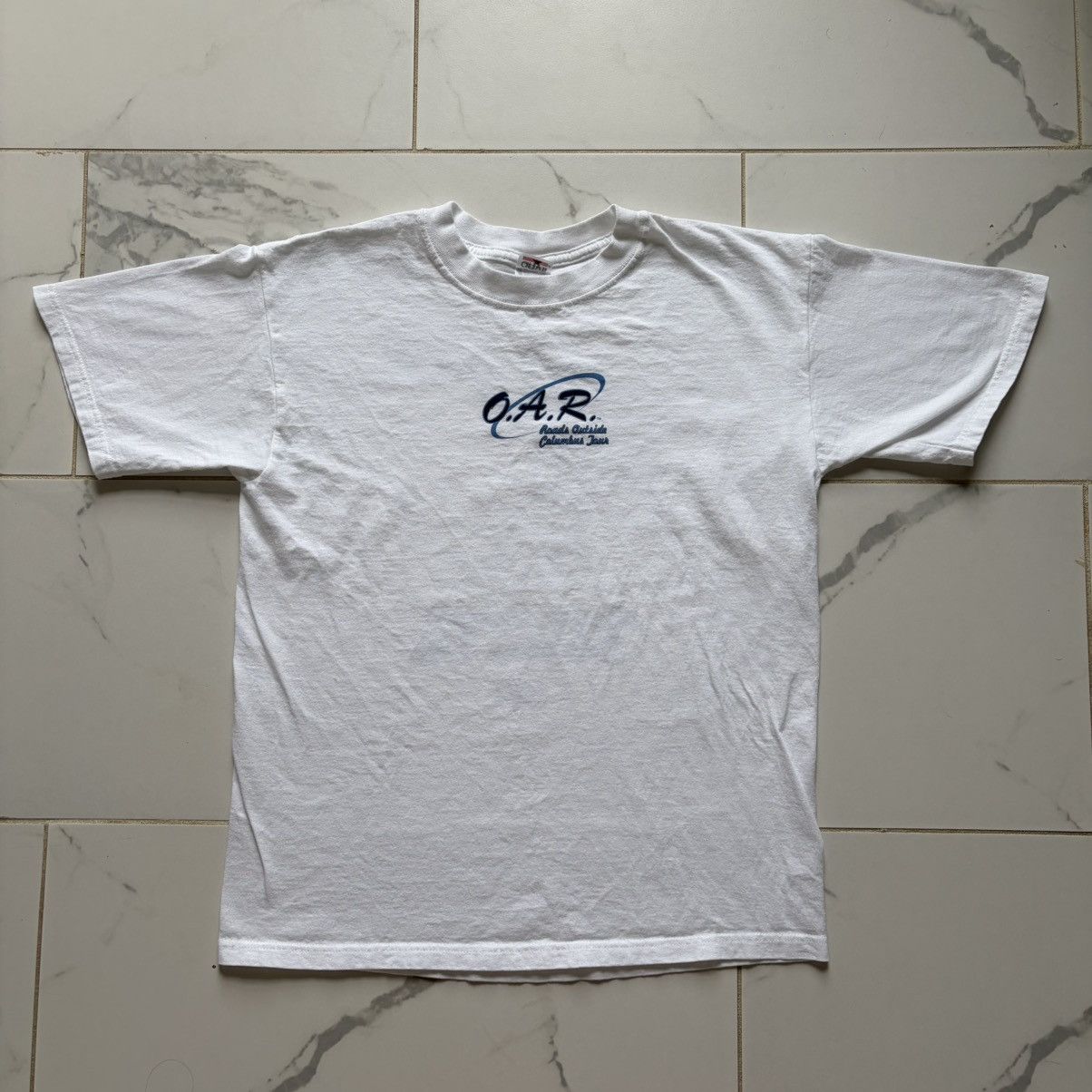 Anvil Vintage 2003 O.A.R. Roads Outside Columbus Tour T Shirt Tee Size US M / EU 48-50 / 2 - 3 Thumbnail