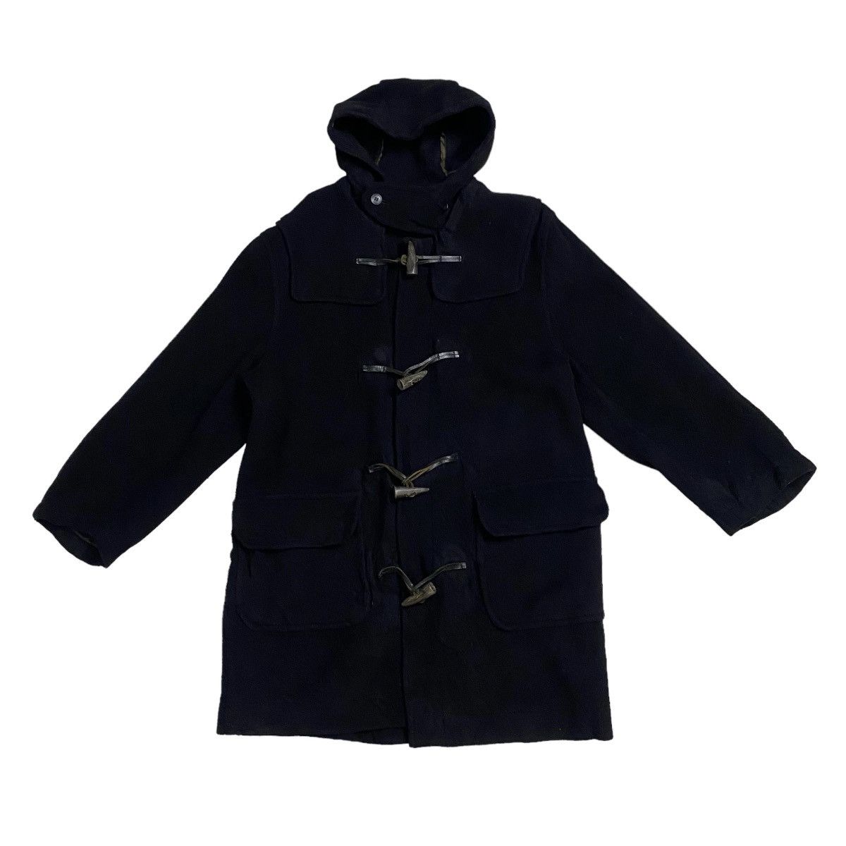 Other BROMPTON BLACK WOOL DUFFLE JACKET Size US M / EU 48-50 / 2 - 1 Thumbnail