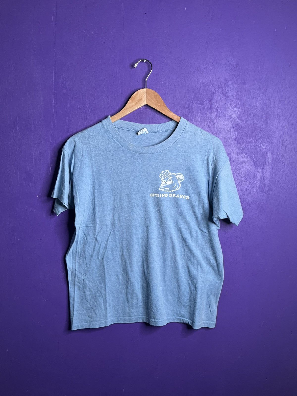 Champion × Vintage Vintage 70s Champion spring branch college t-shirt Size US M / EU 48-50 / 2 - 1 Thumbnail