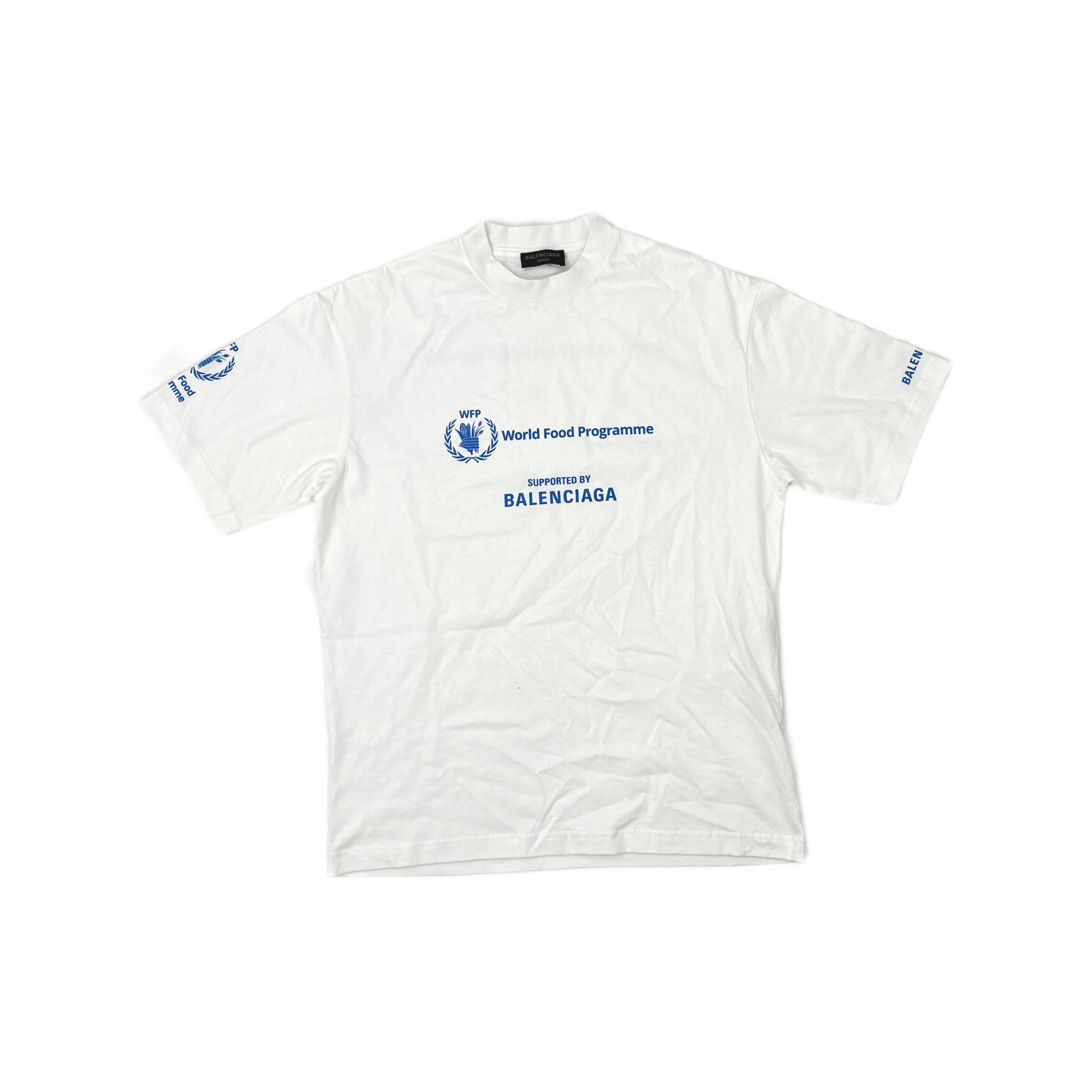 Balenciaga Balenciaga x WFP Logo T-Shirt Size XXS Size US XXS / EU 40 - 1 Thumbnail