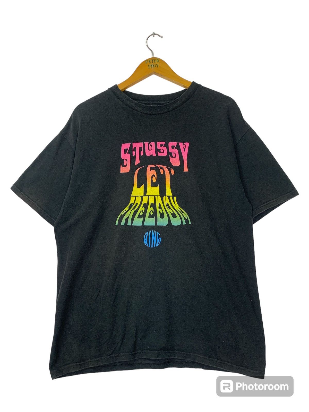 Stussy × Vintage Vintage Stussy let Freedom t-shirt Size US L / EU 52-54 / 3 - 1 Thumbnail