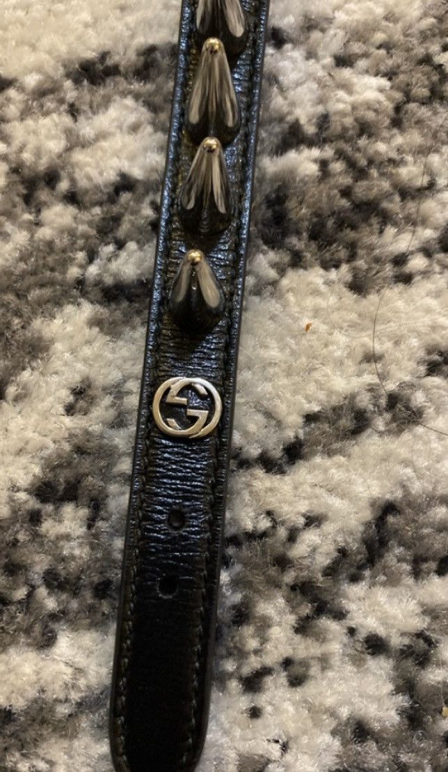 Gucci Gucci Leather Bracelet with Studs Size ONE SIZE - 6 Thumbnail