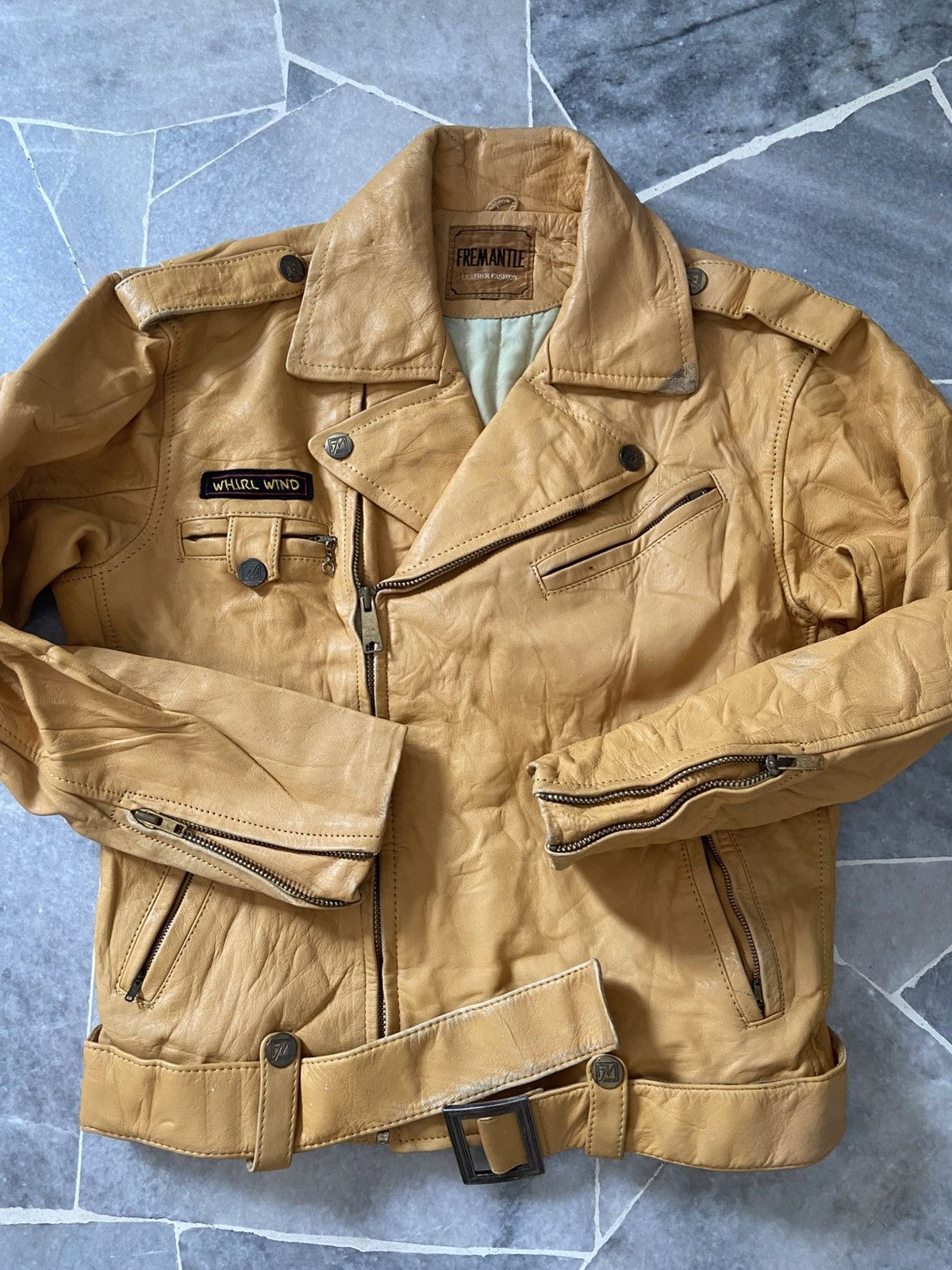 Japanese Brand Fremantle Leather Bike Jacket Size US M / EU 48-50 / 2 - 4 Thumbnail