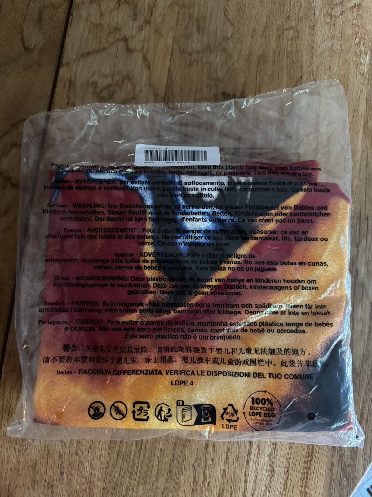 Supreme Supreme grim reaper tee large red new in bag Size US L / EU 52-54 / 3 - 3 Thumbnail
