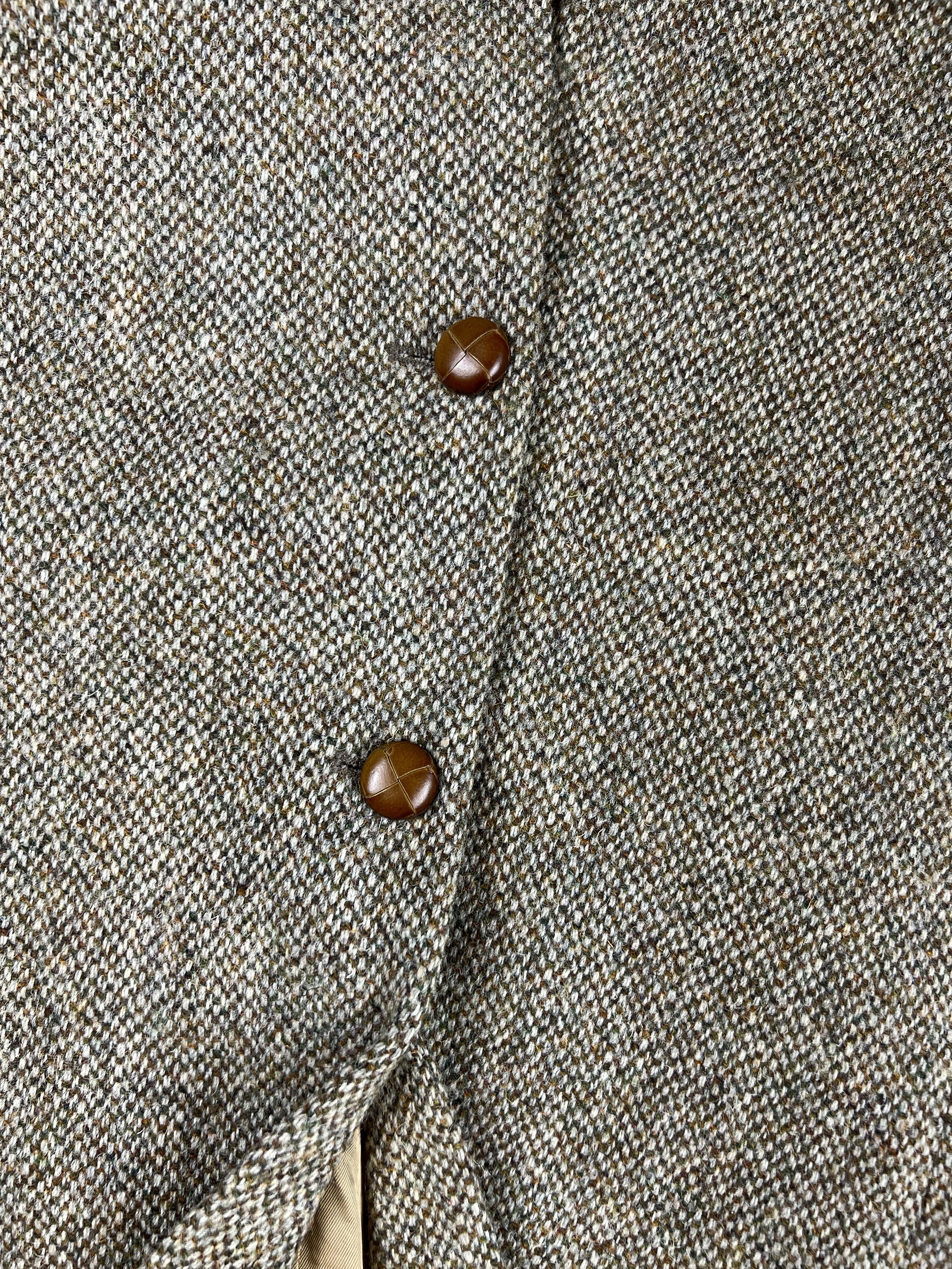 Harris Tweed × Vintage Vintage Harris Tweed Wool Blazer L Size 44R - 2 Thumbnail