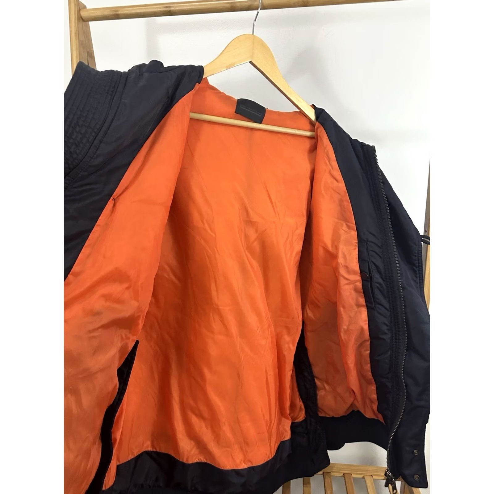 Diesel Diesel Black Gold Military Utility Navy Bomber Flight Hooded Jacket Size 52 Size US L / EU 52-54 / 3 - 4 Thumbnail