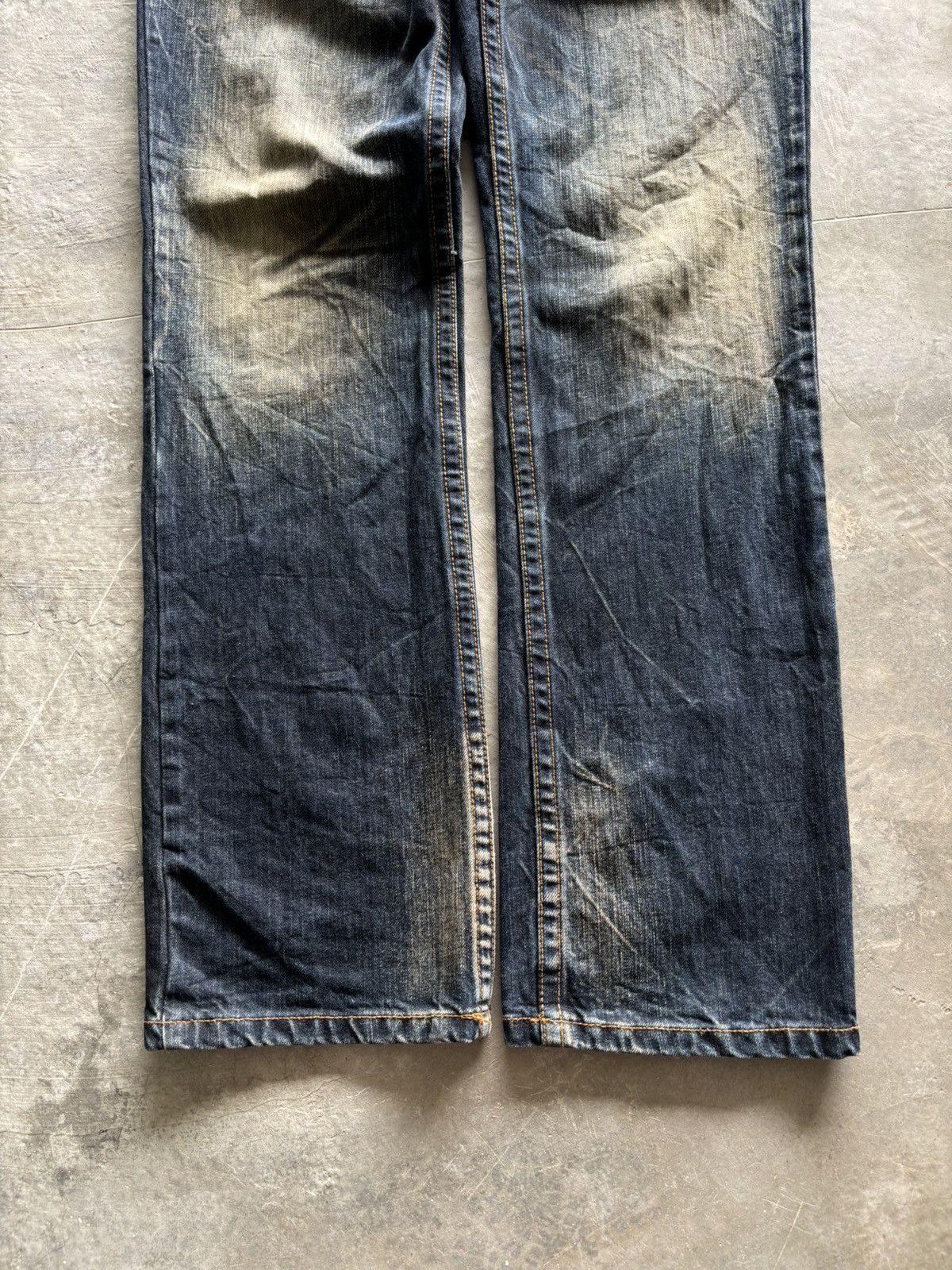 Japanese Brand RUSTY CLOUD72 crocodile patches cross chrome hearts inspired Size US 33 - 10 Thumbnail