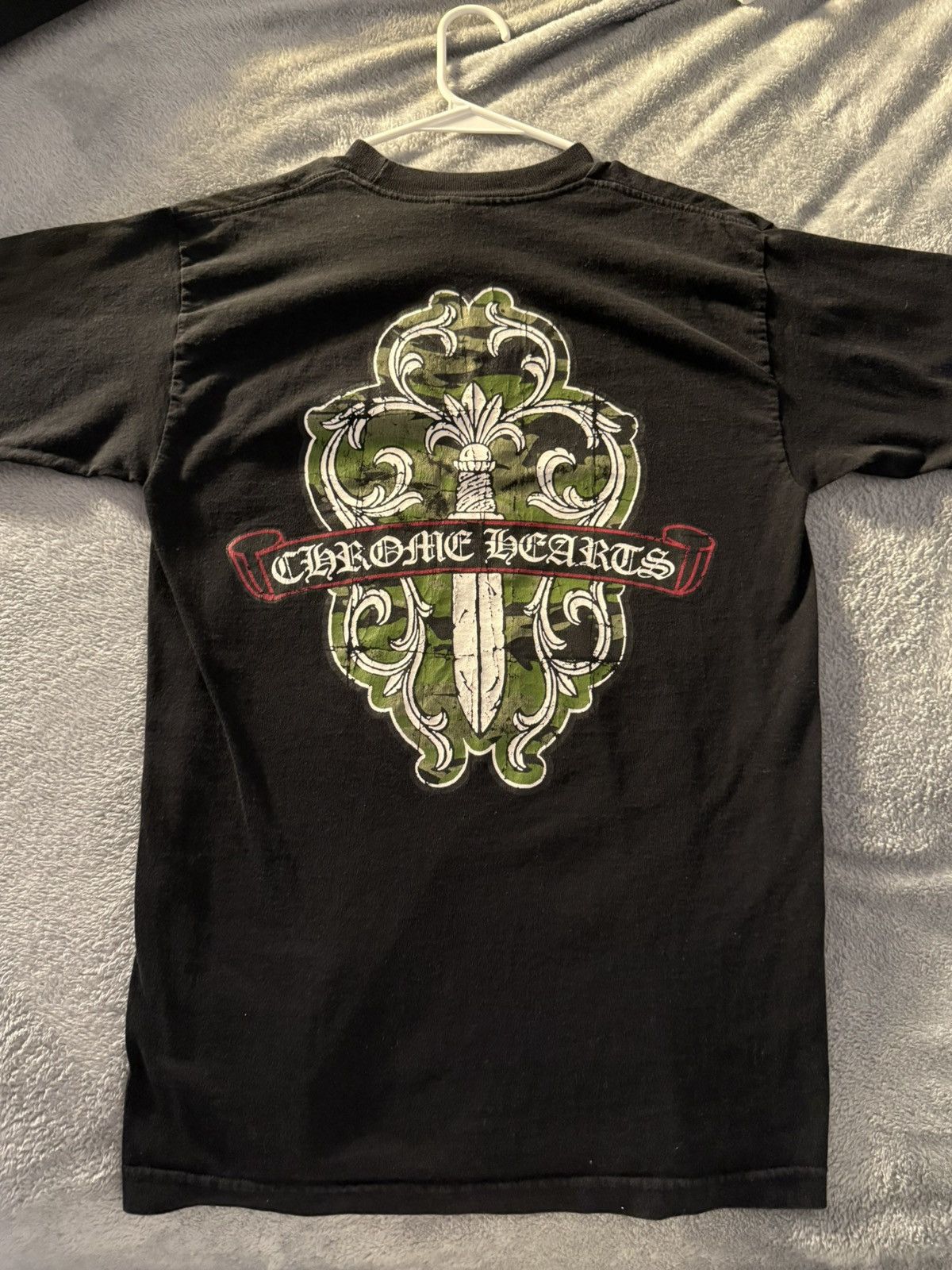Chrome Hearts × Vintage RARE Chrome Hearts Dagger Floral Scroll