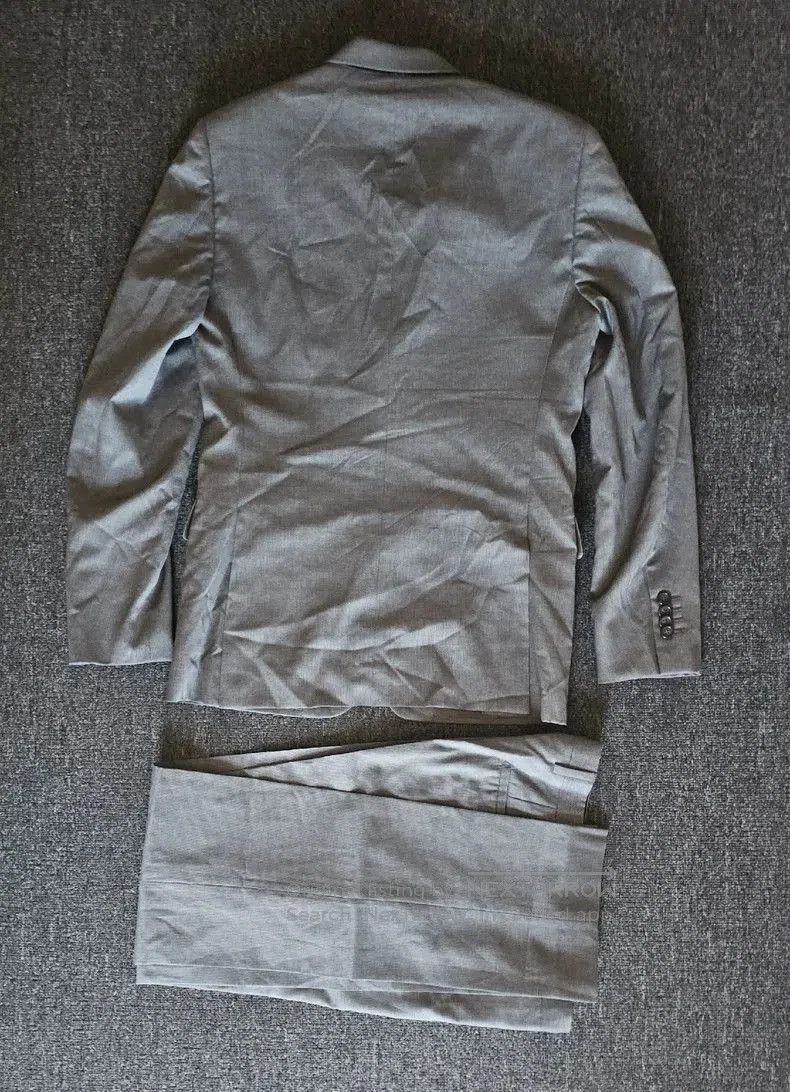 Prada Gray Wool Suit Set-yf.