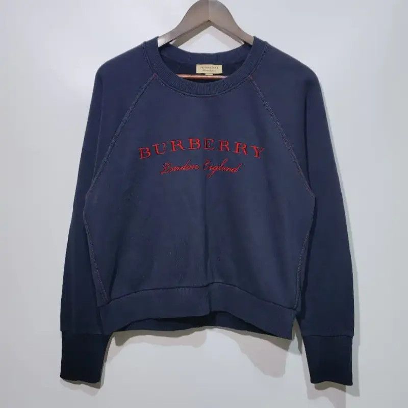 Burberry Burberry Navy Cotton Women’s Sweatshirt Size M / US 6-8 / IT 42-44 - 1 Thumbnail