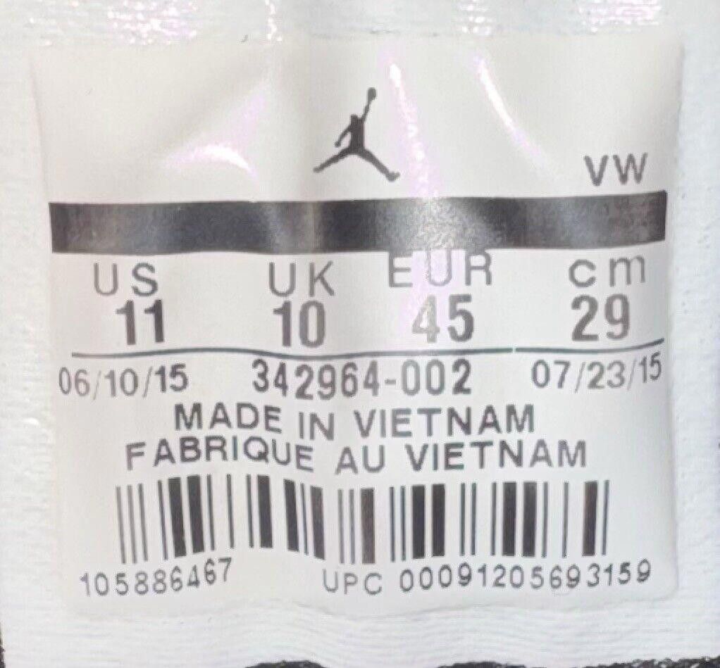 Jordan Brand Nike Air Jordan True Flight Black Red Grey 342964-002 Sz 11 Size US 11 / EU 44 - 9 Thumbnail
