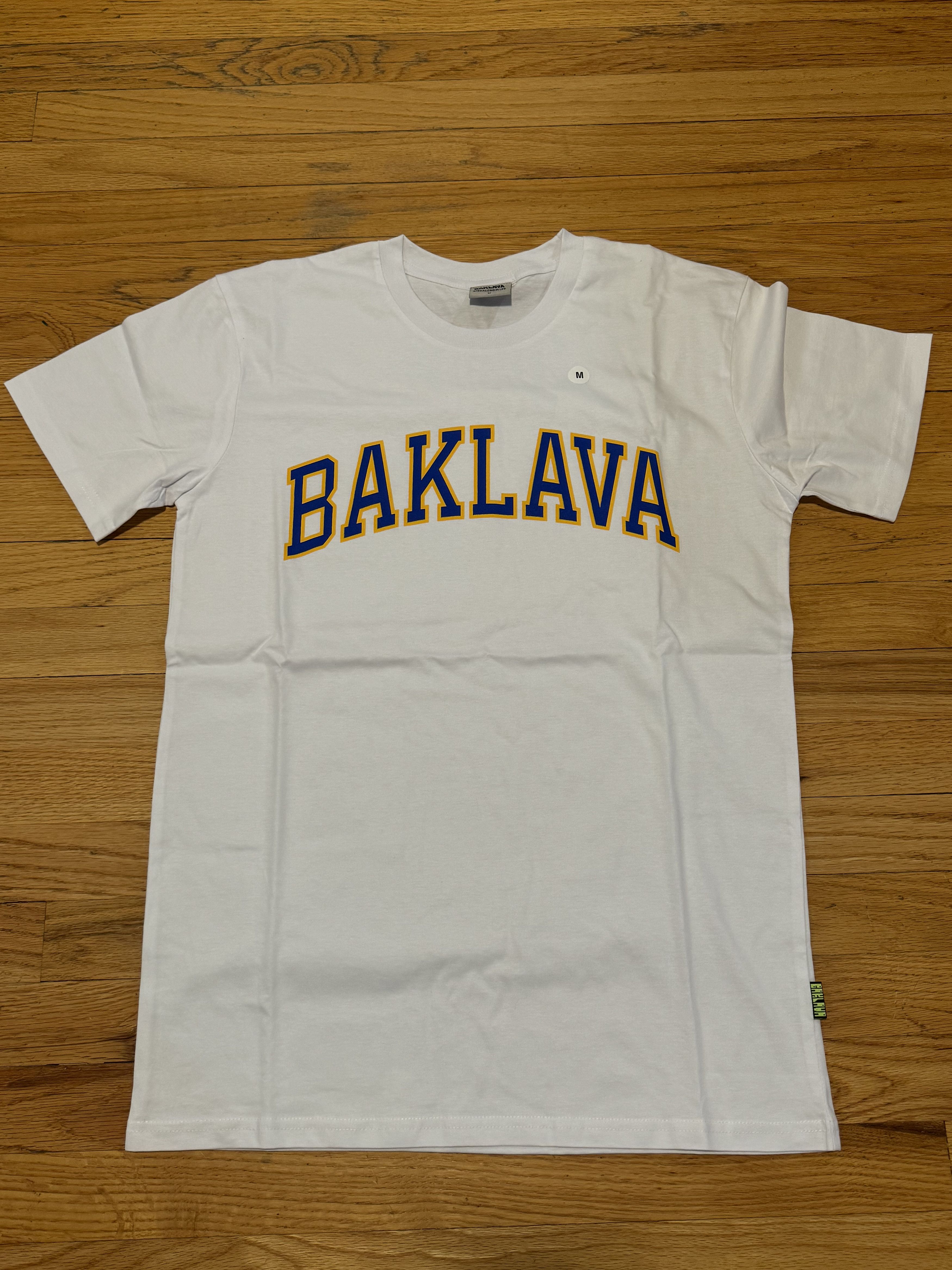 Action Bronson Blue Chips University "BAKLAVA" White Tee - BCU Capsule M Size US M / EU 48-50 / 2 - 11 Thumbnail