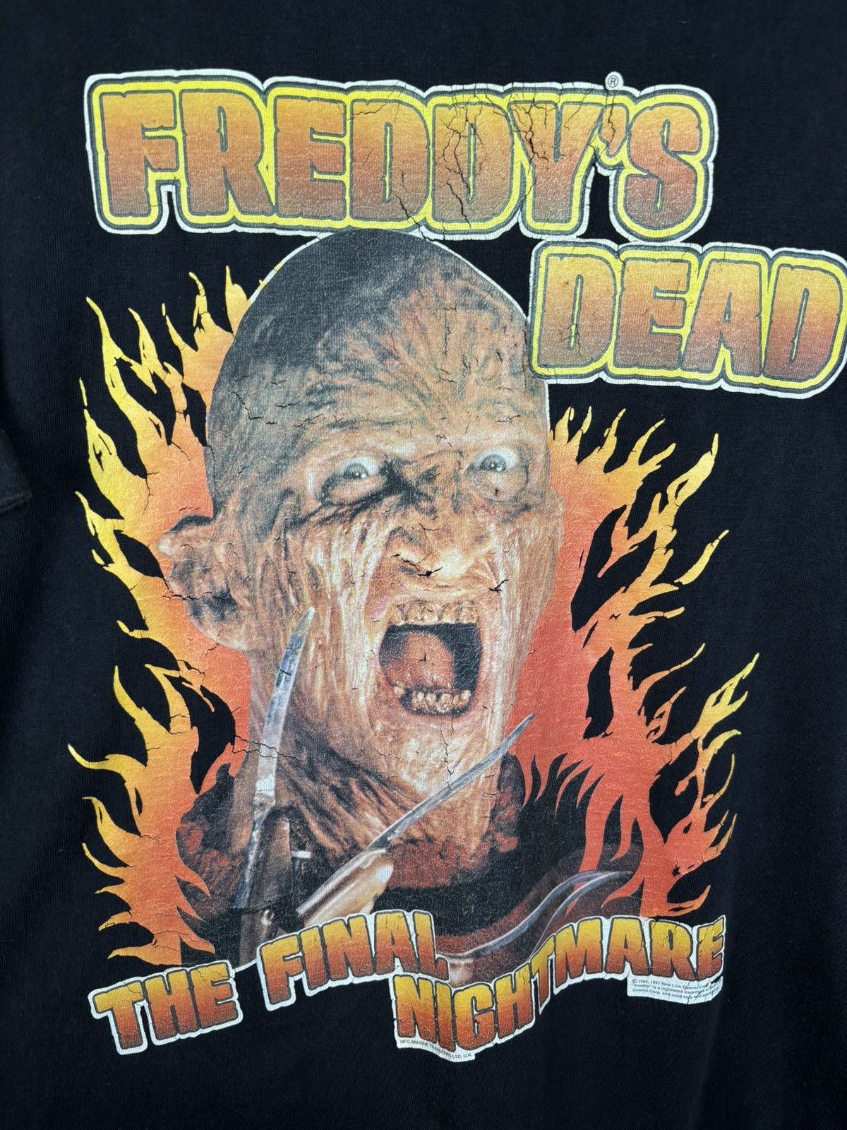 Vintage 90s Freddy’s Dead The Final Nightmare 1991 Horror T-Shirt M Size US M / EU 48-50 / 2 - 2 Thumbnail