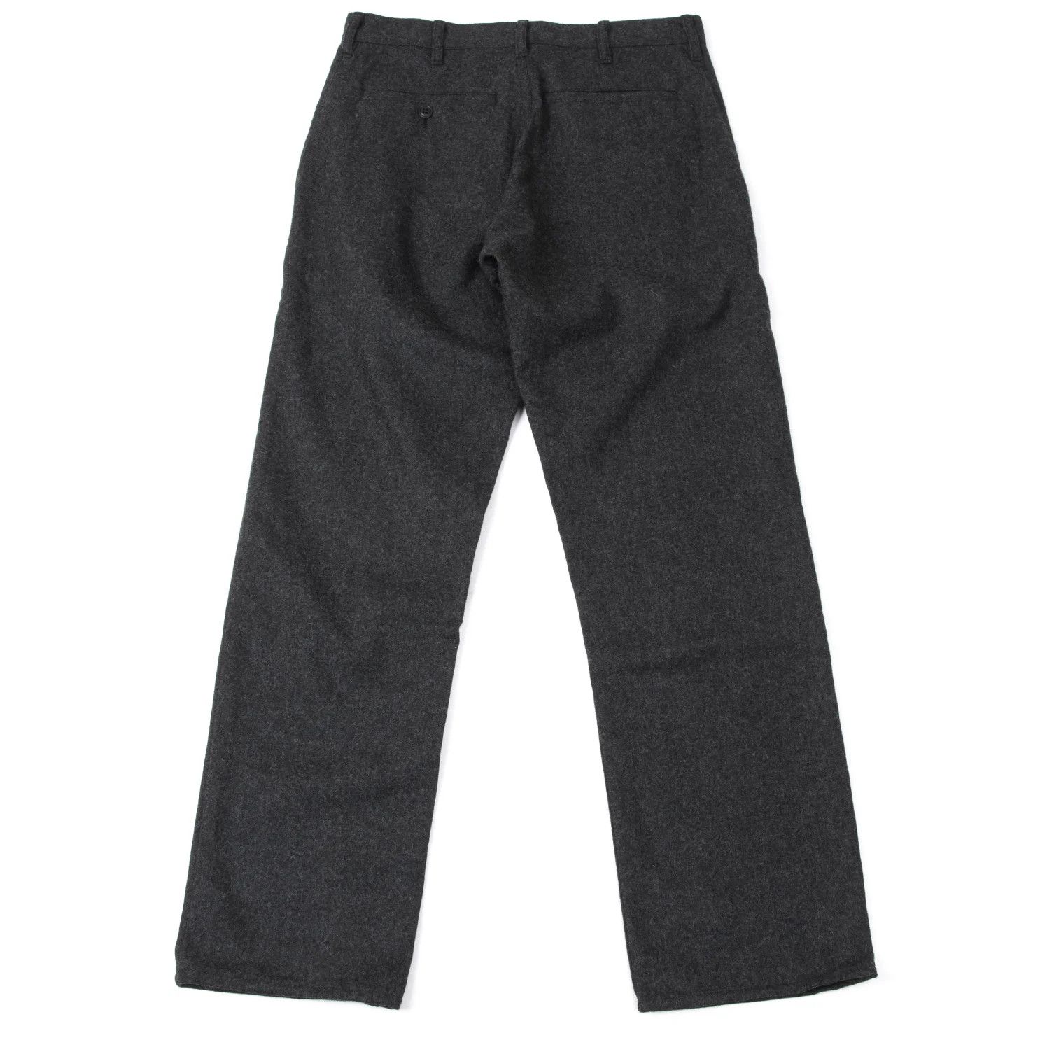 Comme des Garcons Homme Plus Wool-Nylon Light Melton Pants in Dark Gray XS Size US 30 / EU 46 - 8 Thumbnail
