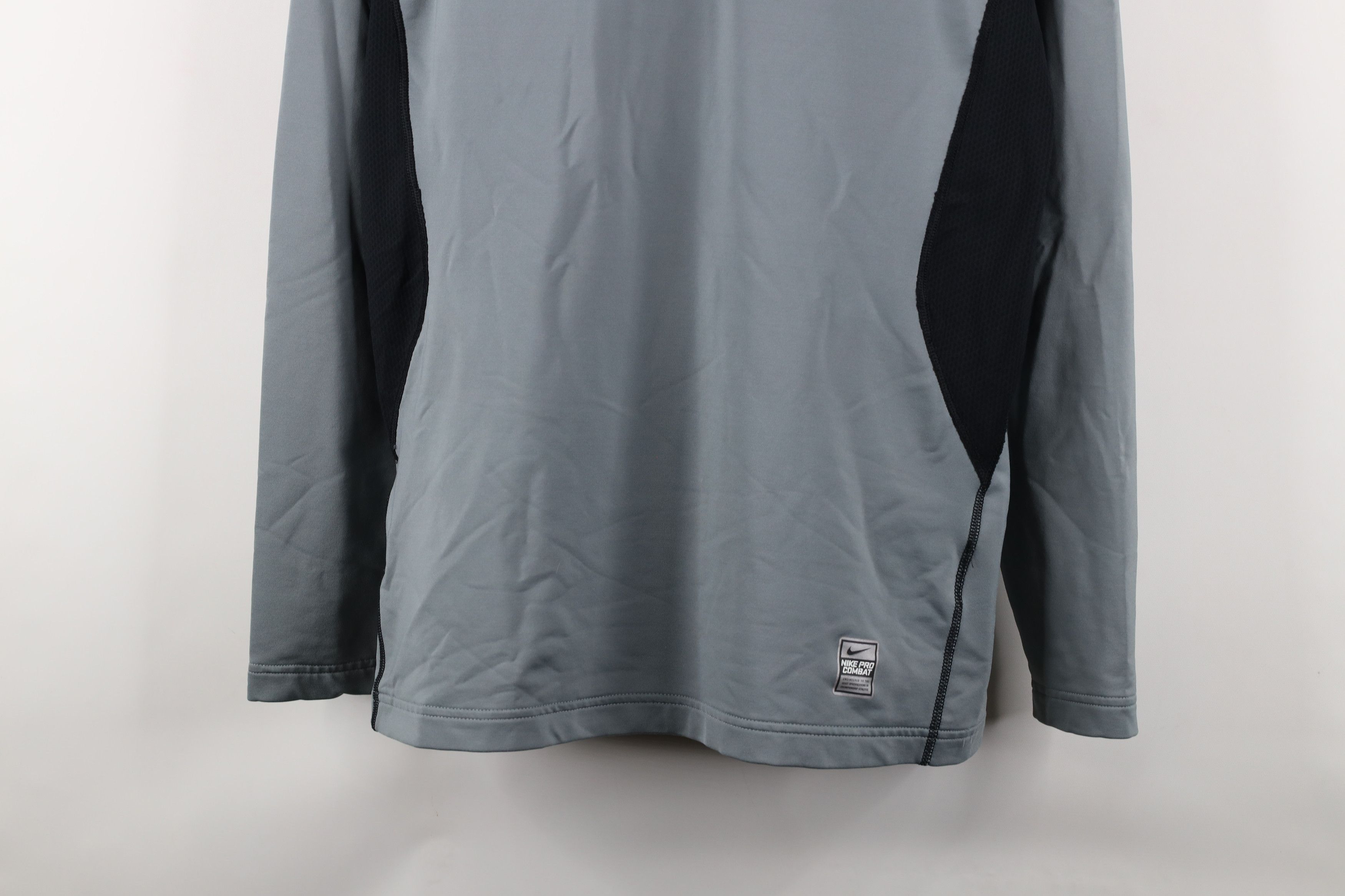 Nike × Vintage Nike Pro Combat Hyperwarm Half Zip Fleece Lined Pullover Top Size US M / EU 48-50 / 2 - 3 Thumbnail
