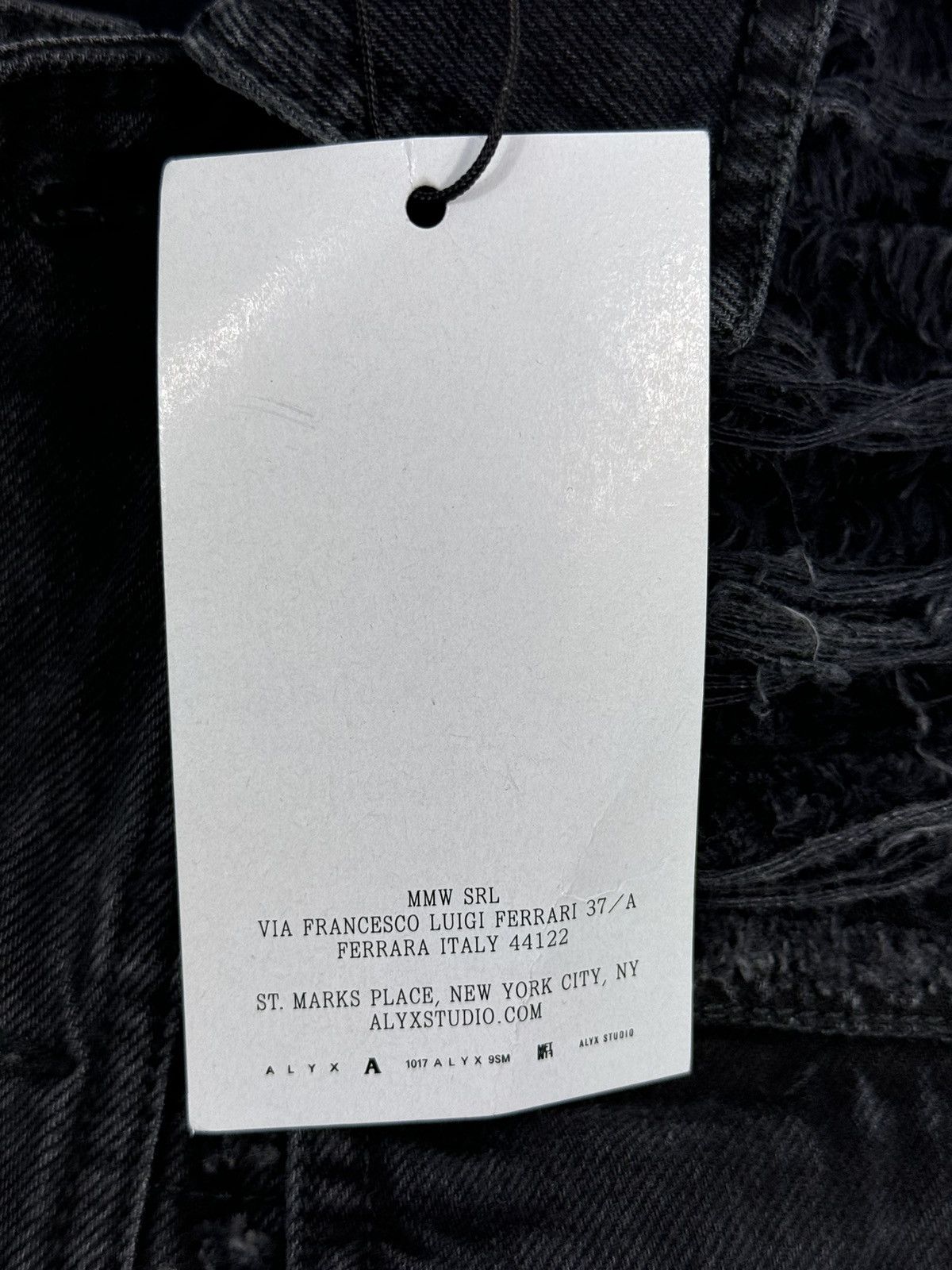 1017 ALYX 9SM × Blackmeans DISTRESSED DETAILED DENIM JACKET Size US L / EU 52-54 / 3 - 6 Thumbnail
