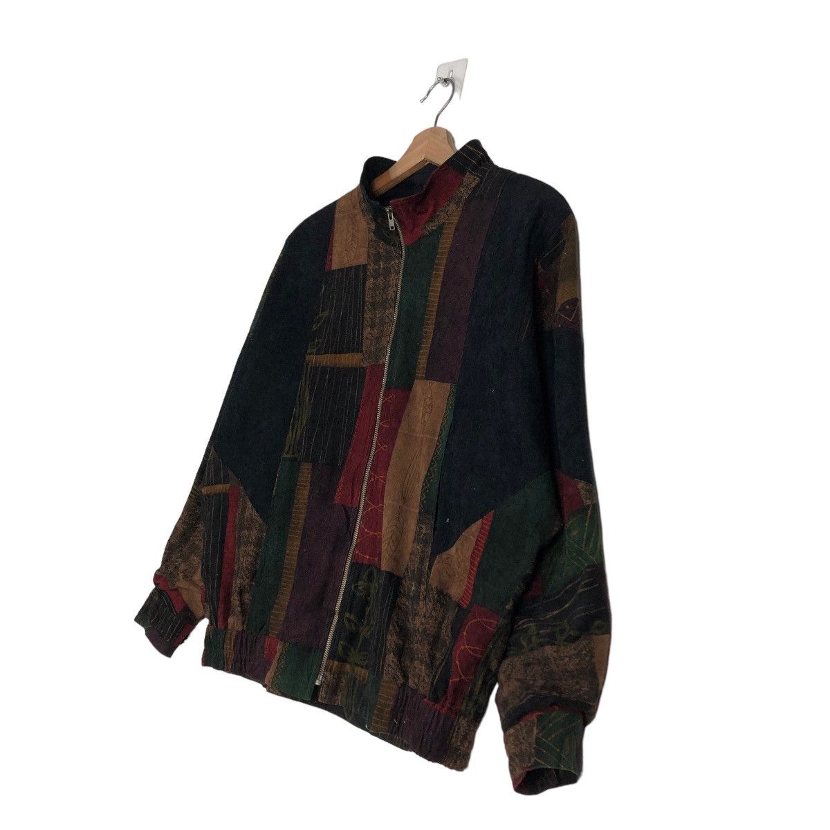 Japanese Brand 🔥Vintage Bomber Jacket Factio Japan Art Patch Work Design Size US M / EU 48-50 / 2 - 2 Thumbnail