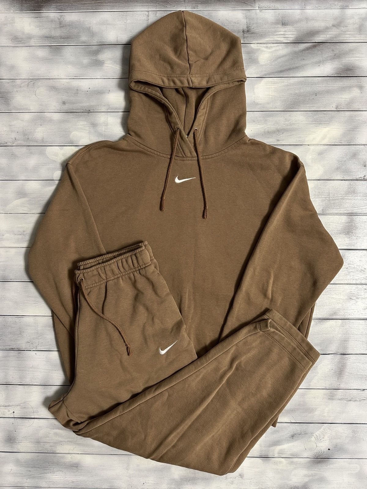 Nike Oversize Suit Nike Centr Logo Small Swoosh Streetwear Drill Size US S / EU 44-46 / 1 - 1 Thumbnail