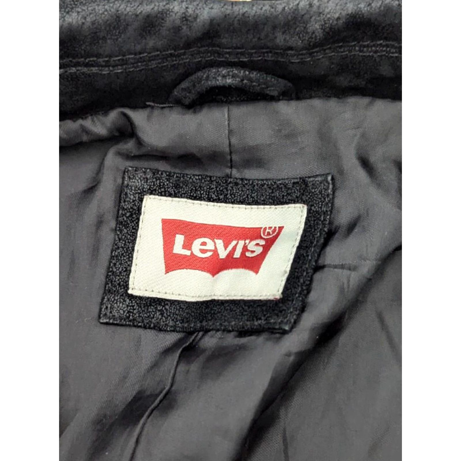Levi's VINTAGE Levi's motorcycle jacket S Women Black Leather BIKER moto Y2K jacket Zip Mens Womens Girls Size S / US 4 / IT 40 - 7 Thumbnail