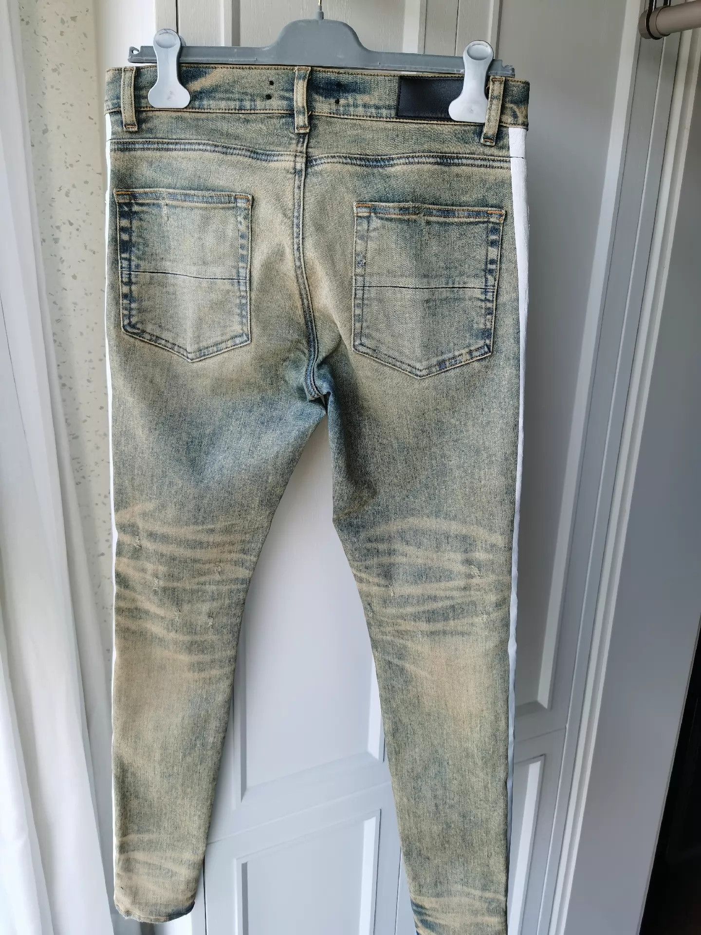 Amiri AMIRI Ripped Slim Jeans Size 32 Denim Hermes High Street King Size US 32 / EU 48 - 2 Thumbnail