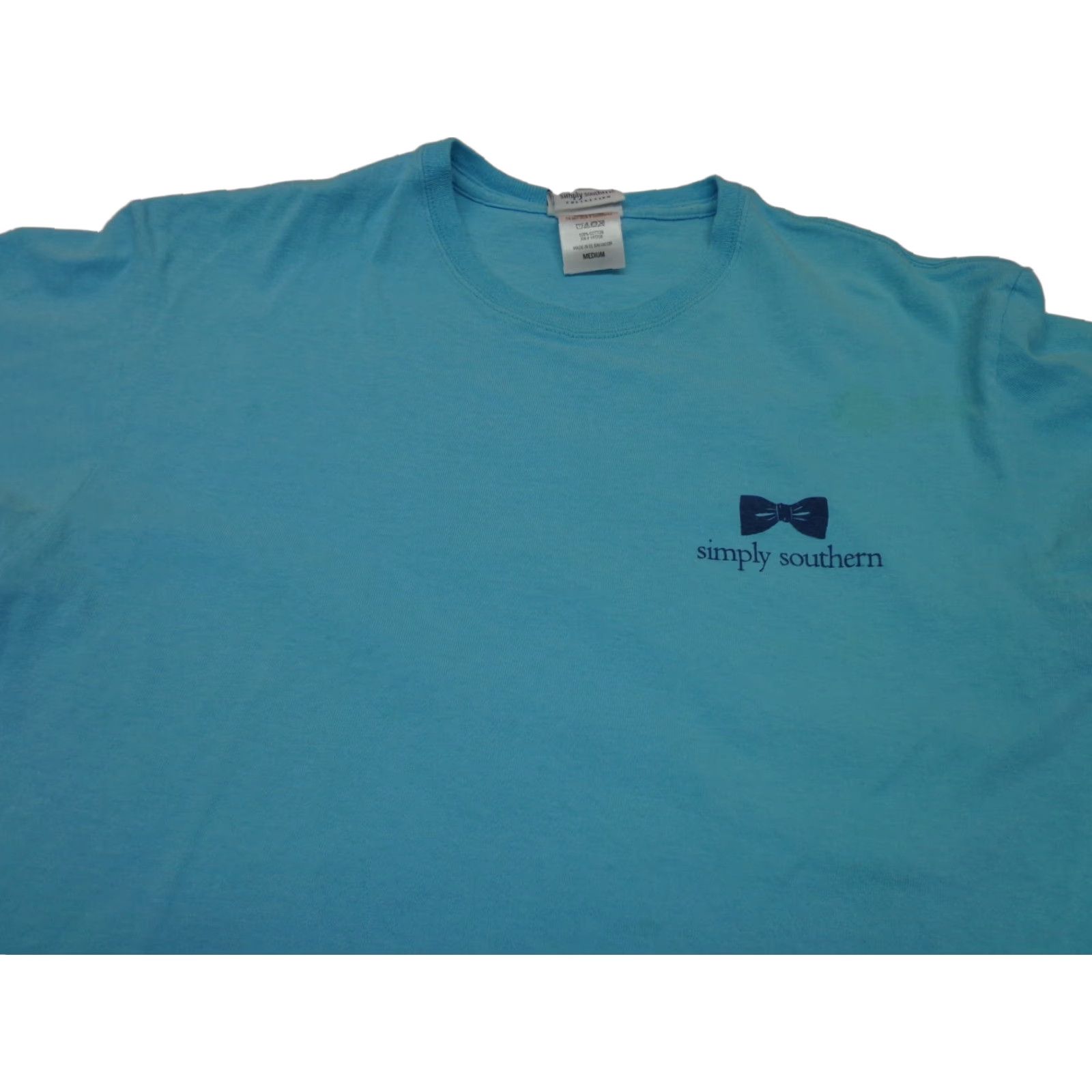 Vintage Simply Southern T Shirt Blue Make 'Merica Preppy Again Women's M Size M / US 6-8 / IT 42-44 - 1 Thumbnail