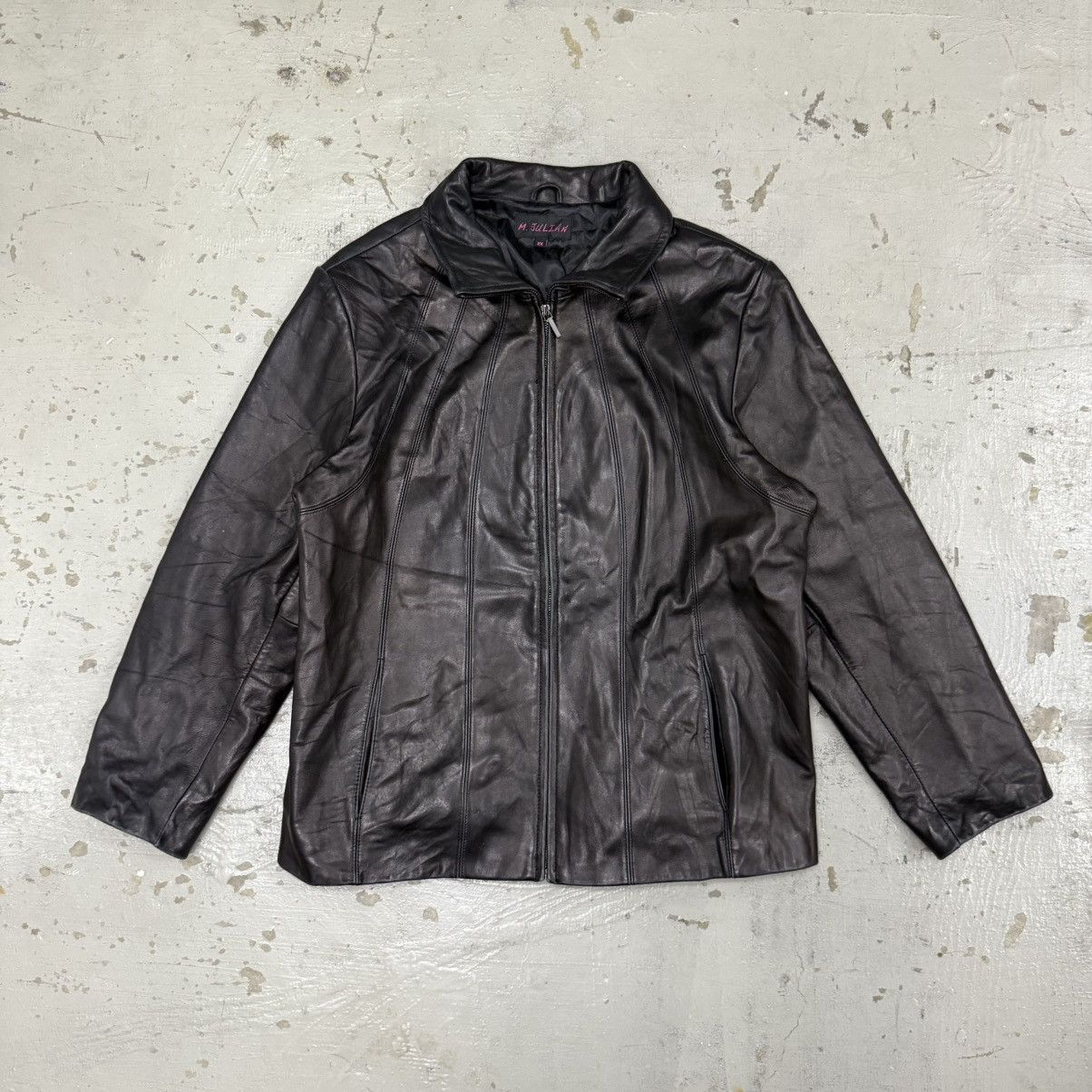 Leather M Julian Unique Genuine Leather Jacket Size US L / EU 52-54 / 3 - 1 Thumbnail