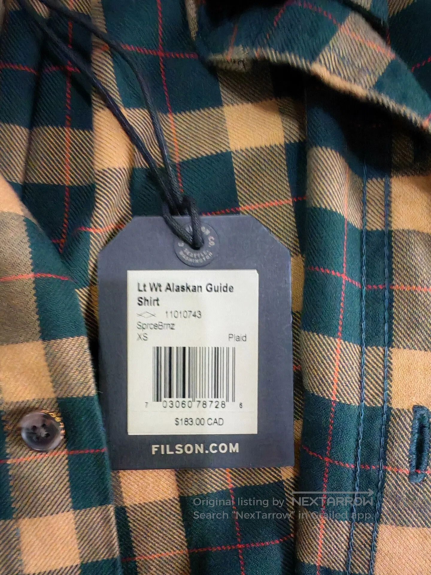 Filson Filson Alaska Shirt Size XS. Size US XS / EU 42 / 0 - 3 Thumbnail