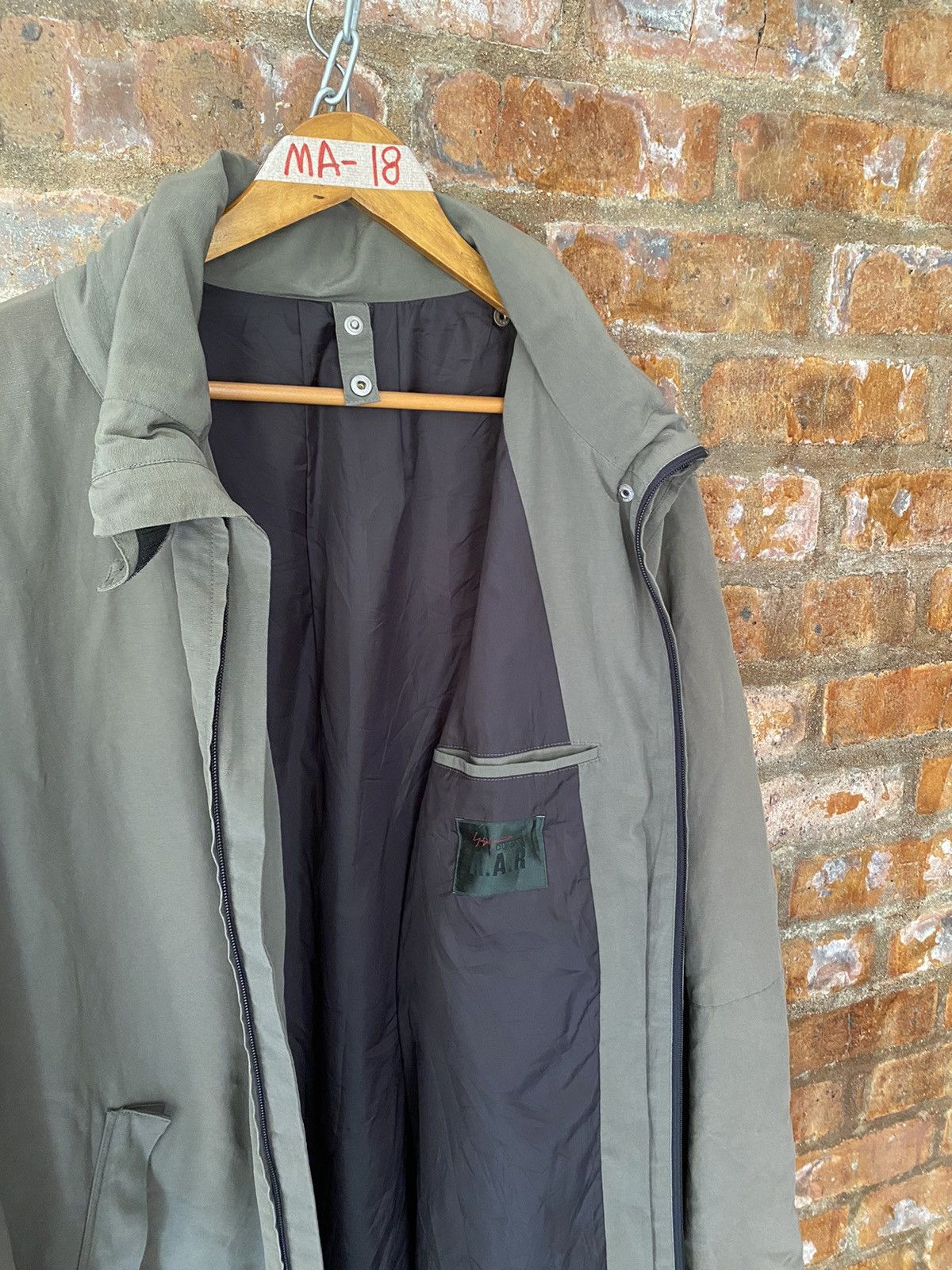 Yohji Yamamoto 1990s Yohji Yamamoto parka Jacket Size US L / EU 52-54 / 3 - 12 Thumbnail