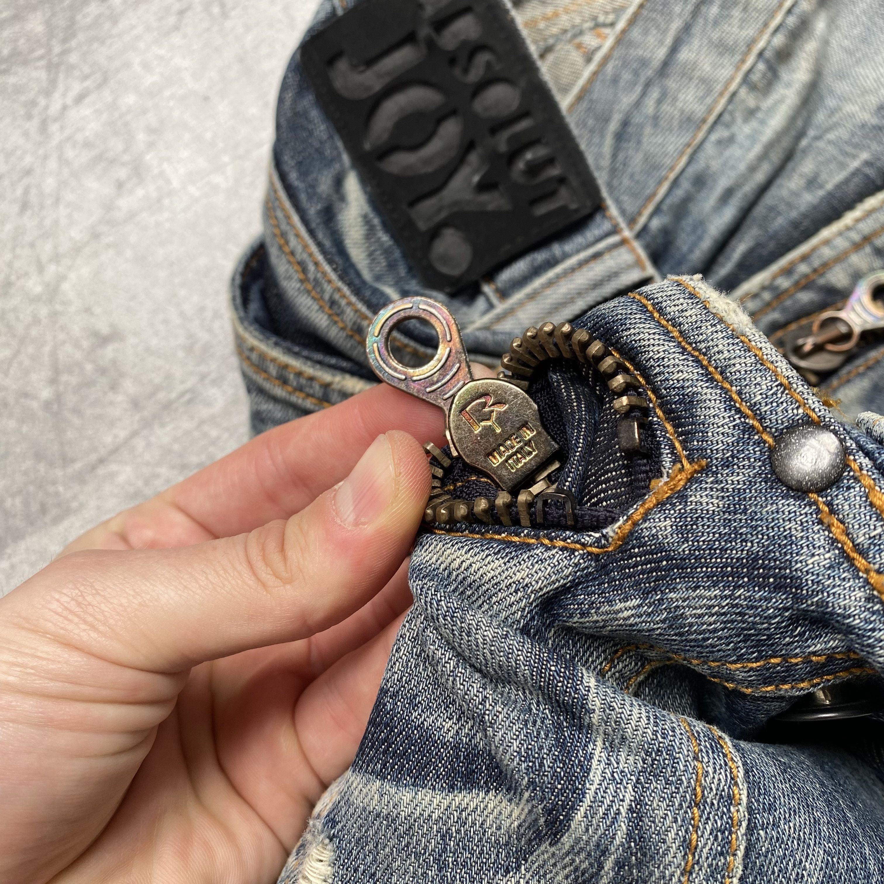 Absolut Joy Vintage Y2K Absolut JOY Damage Jeans Size US 29 - 10 Thumbnail