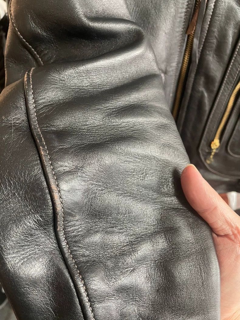 The Real McCoy's The Real McCoy's BUCO J-24 Black Leather Jacket Size US S / EU 44-46 / 1 - 6 Thumbnail