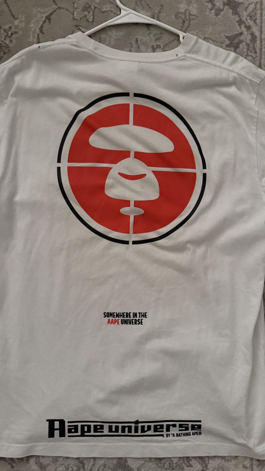Aape AAPE BAPE Camo Logo Tee White Large Authentic Size US L / EU 52-54 / 3 - 5 Thumbnail