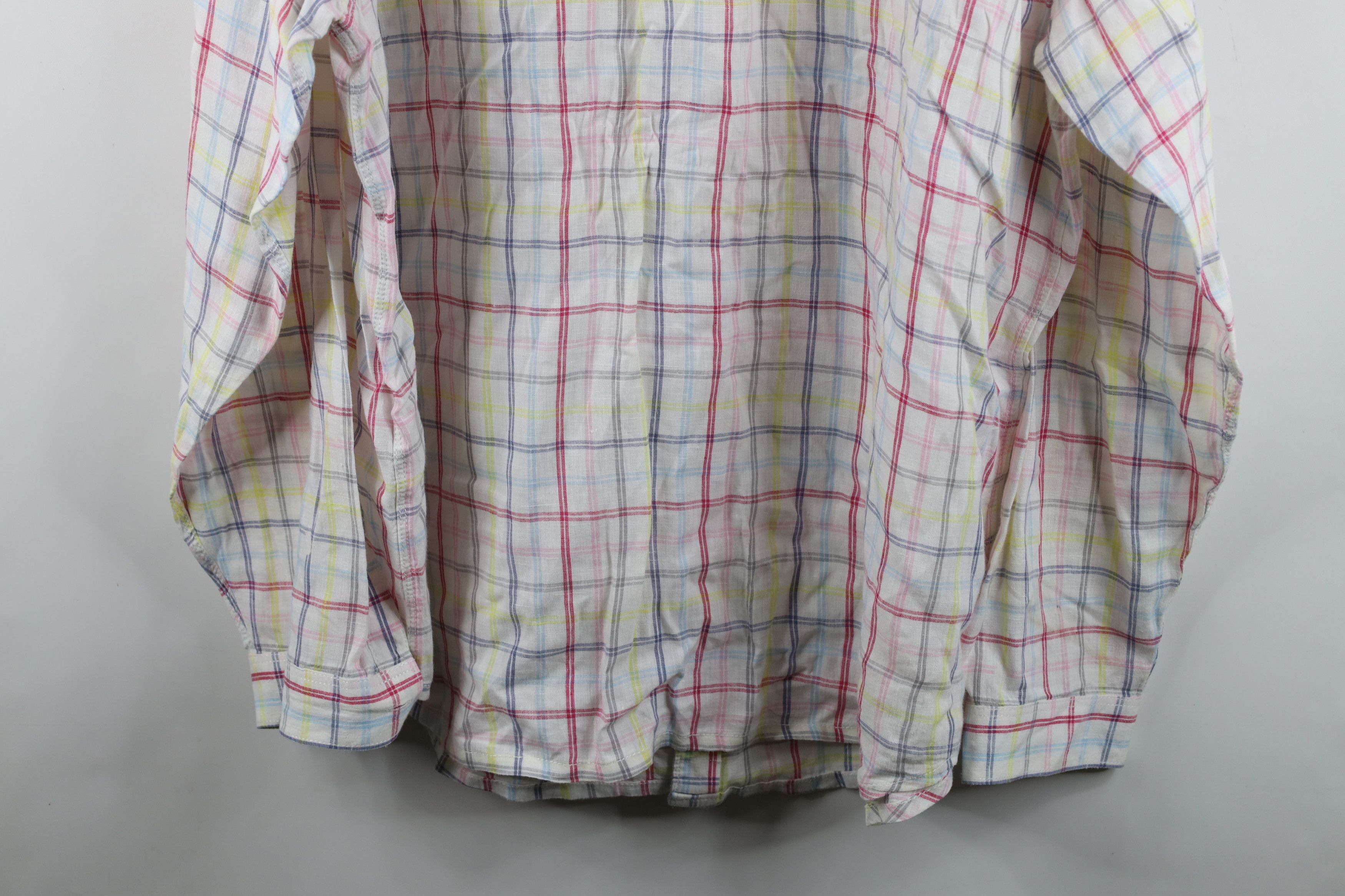 Tommy Bahama Vintage Tommy Bahama Rainbow Plaid Collared Button Shirt Size US XXL / EU 58 / 5 - 14 Thumbnail