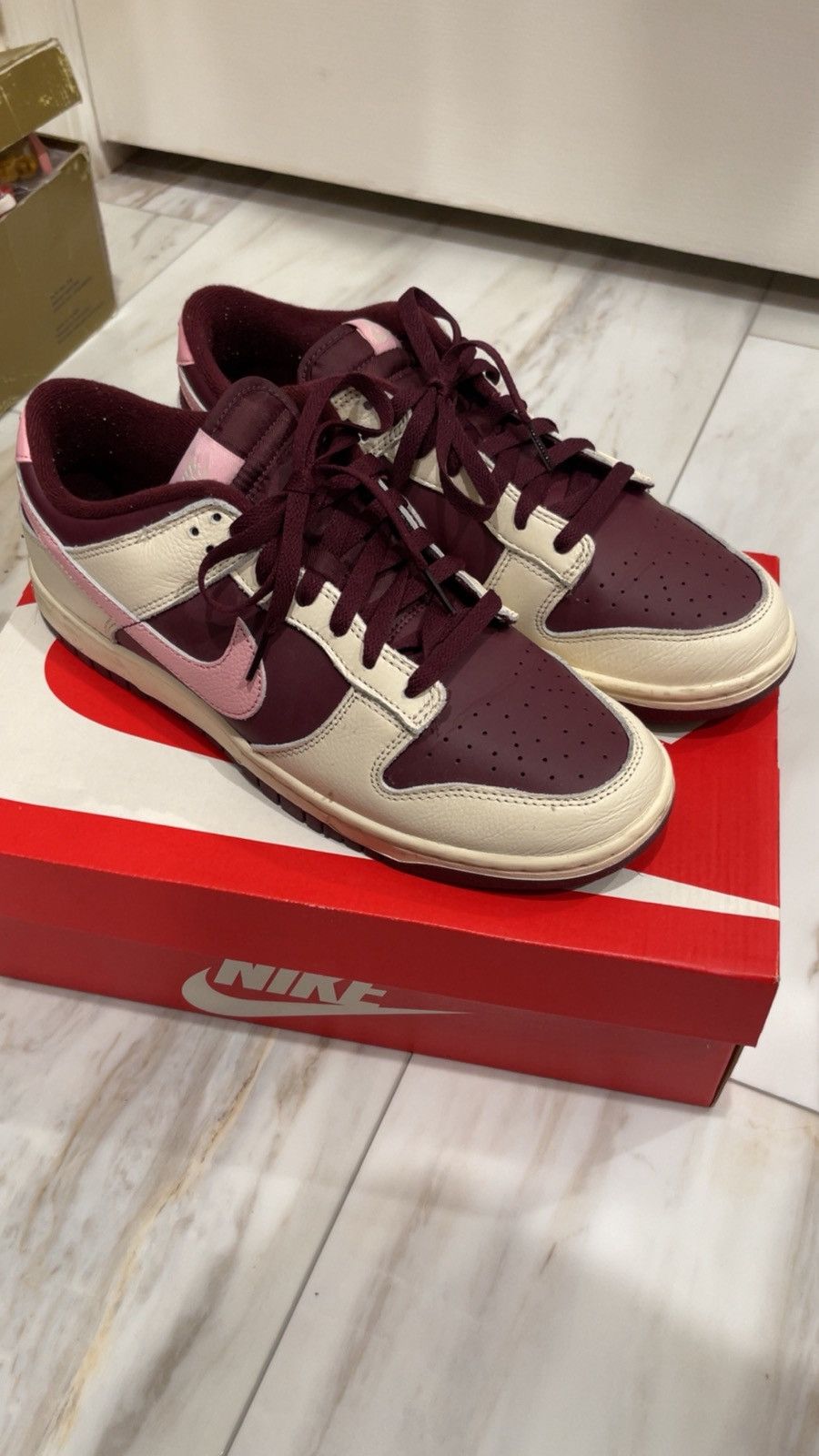 Nike Nike Dunk Low Retro PRM Valentine’s Day 2023 Size US 11 / EU 44 - 1 Thumbnail